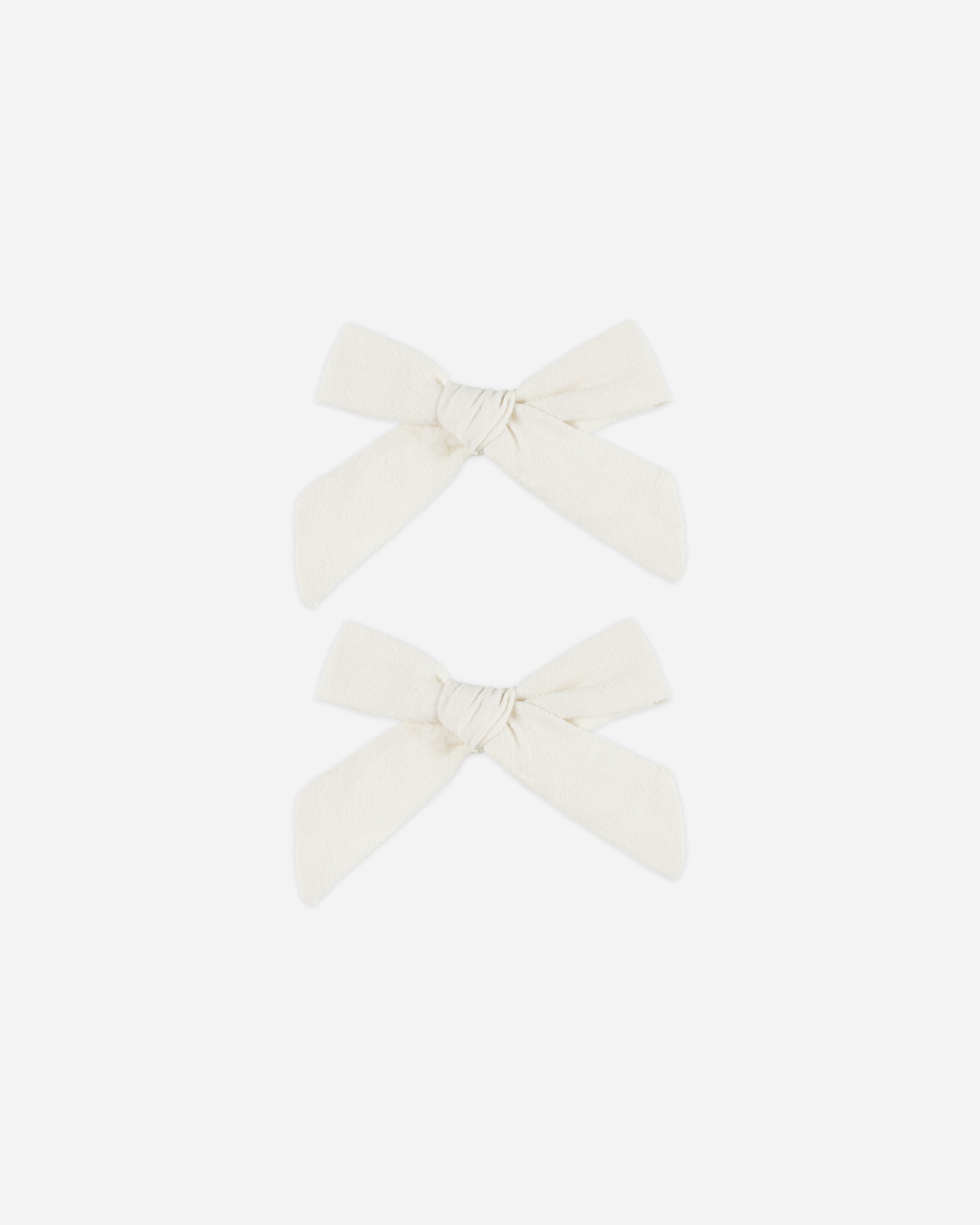 Bows, Set of 2 || Ivory