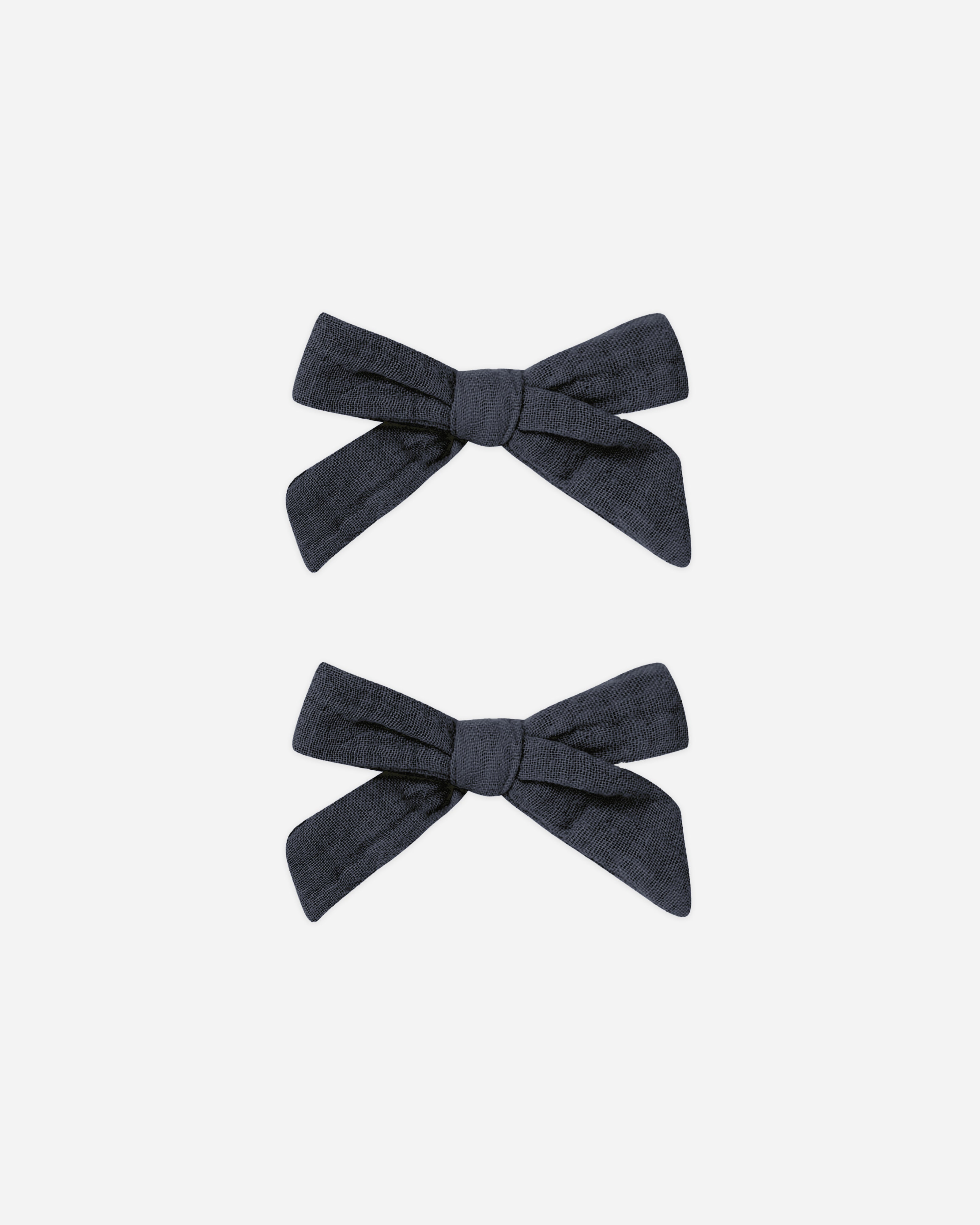 Bows, Set Of 2 || Navy