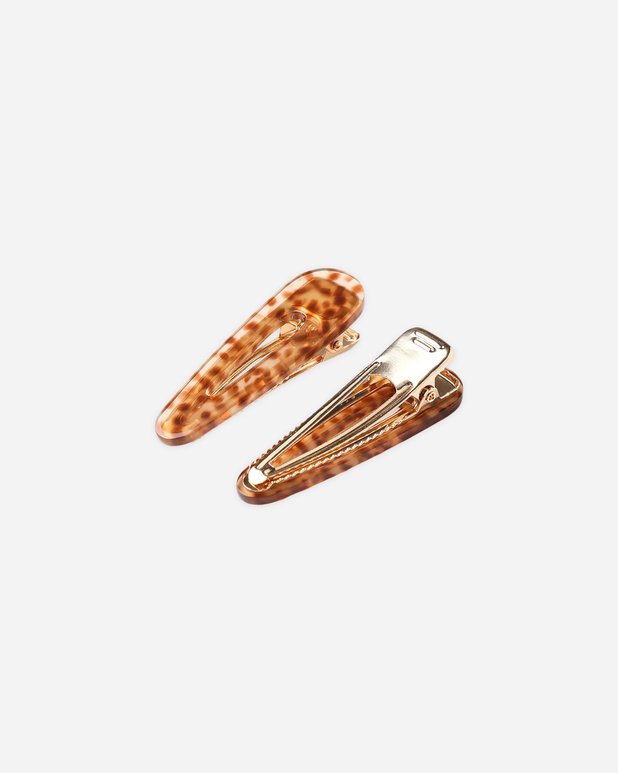 Slider Clip, Pack of 4 || Brown, Blue Tortoise