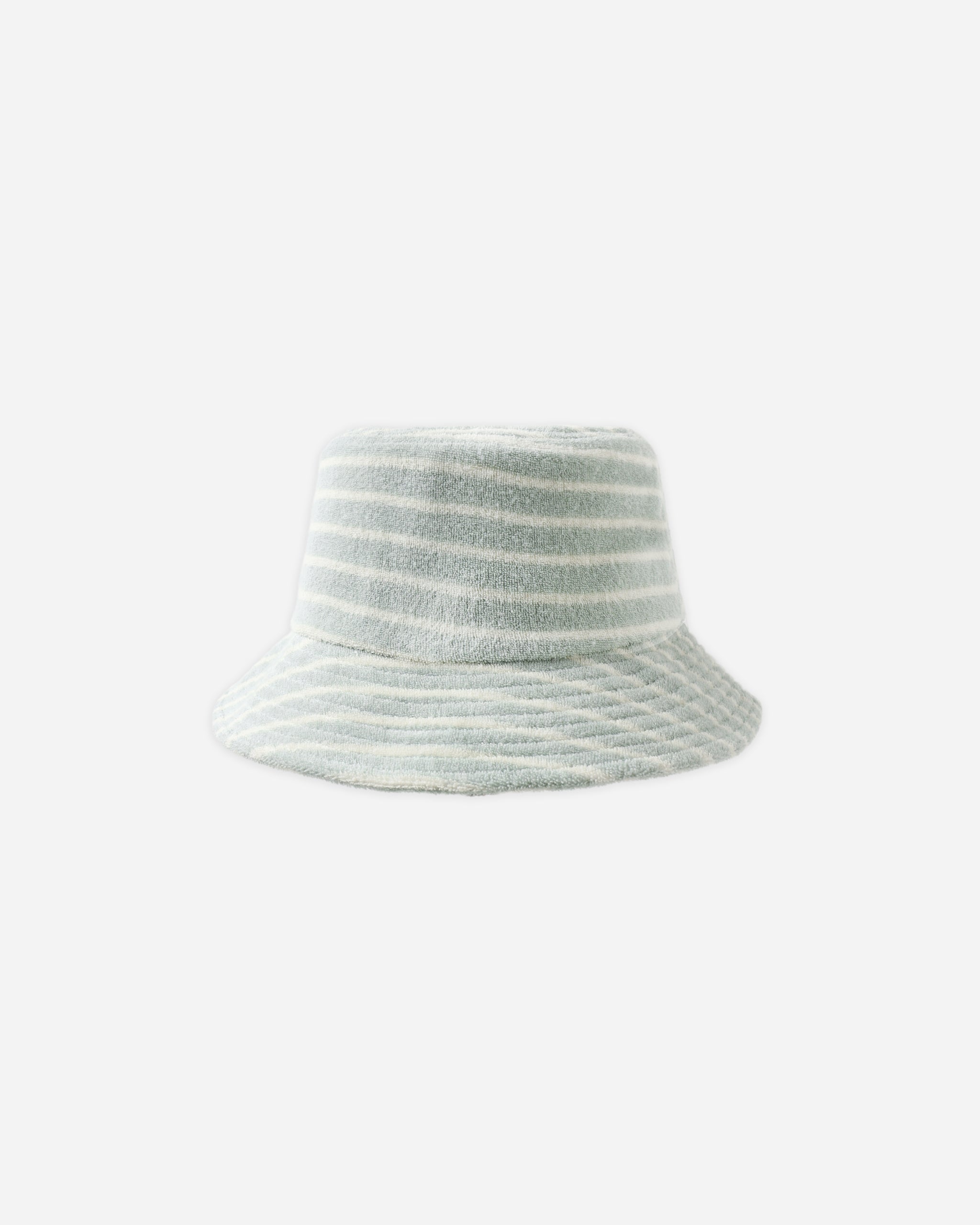 Bucket Hat Seafoam Terry Stripe