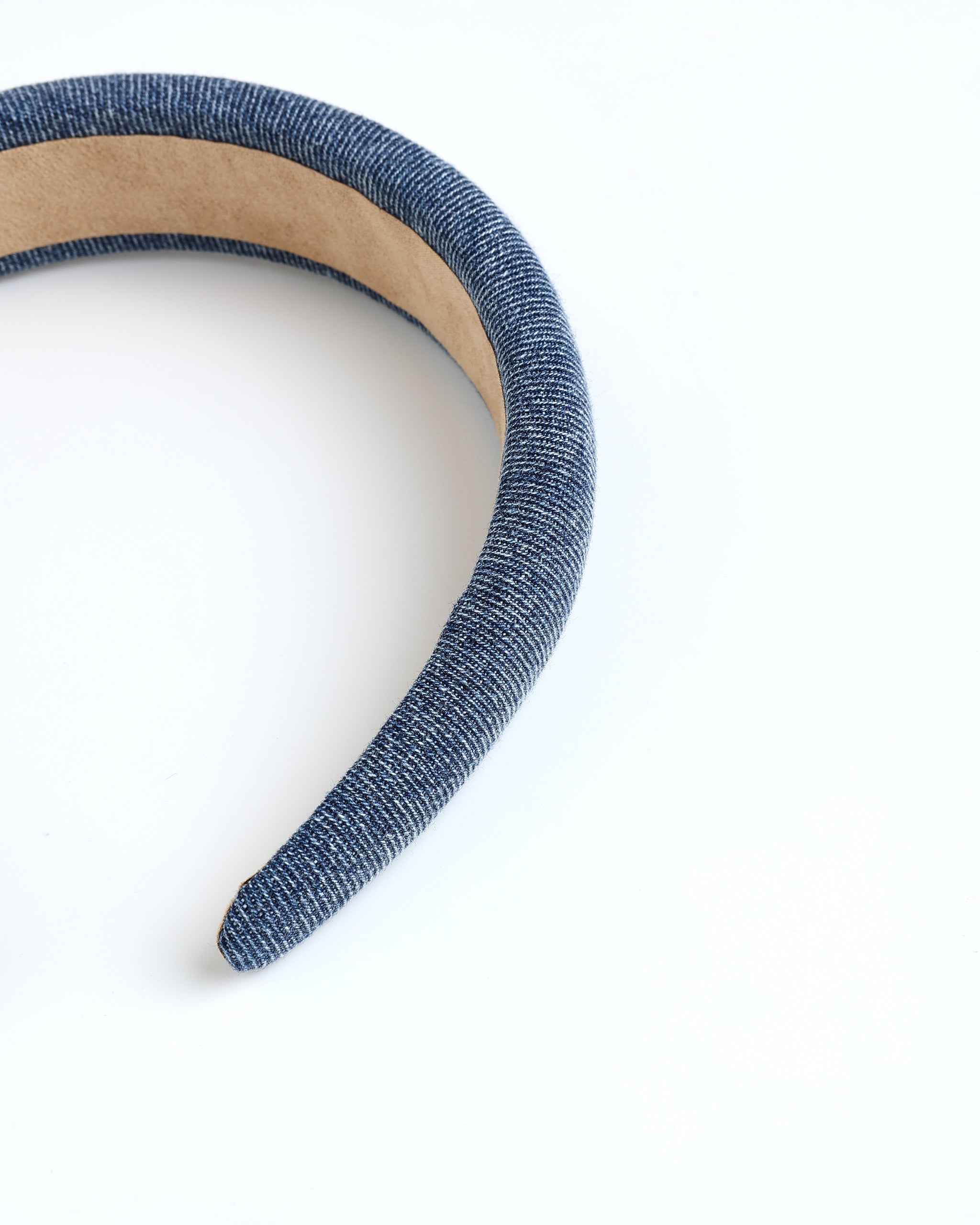 Padded Headband || Indigo Denim