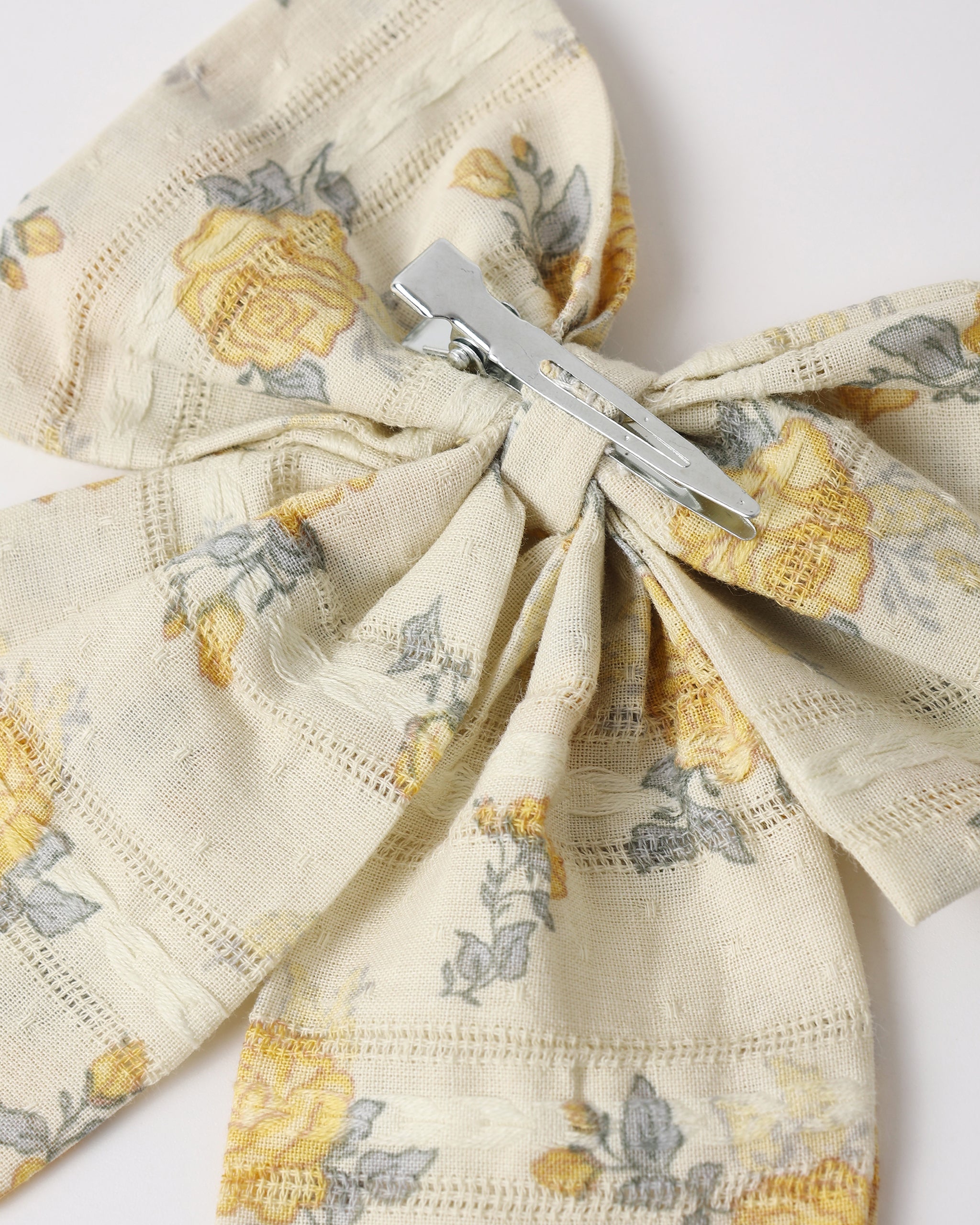 Oversized Bow Lemon Ditsy Flower - Rylee + Cru | Kids Clothes | Trendy Baby Clothes | Modern Infant Outfits |
