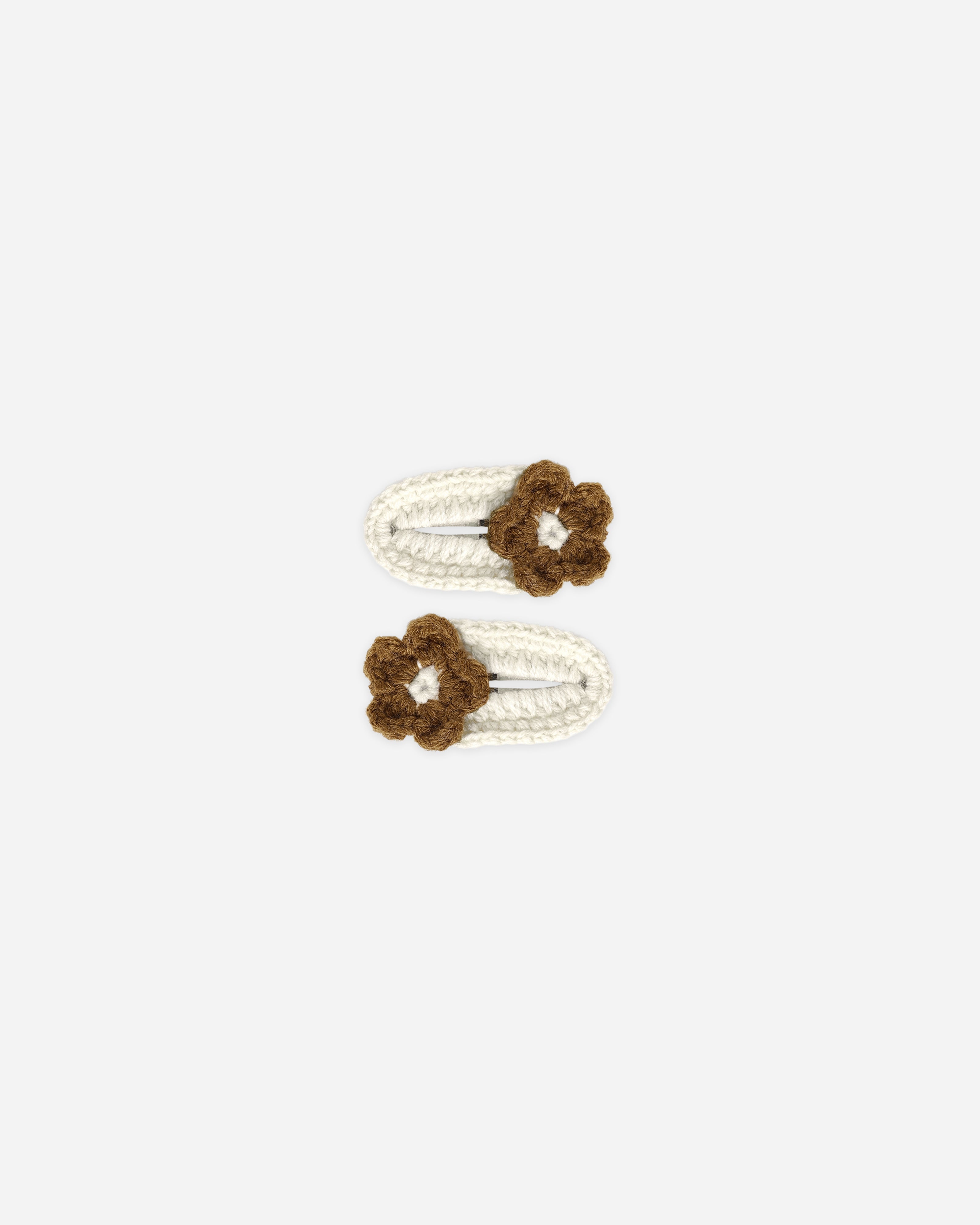 Crochet Clips || Golden