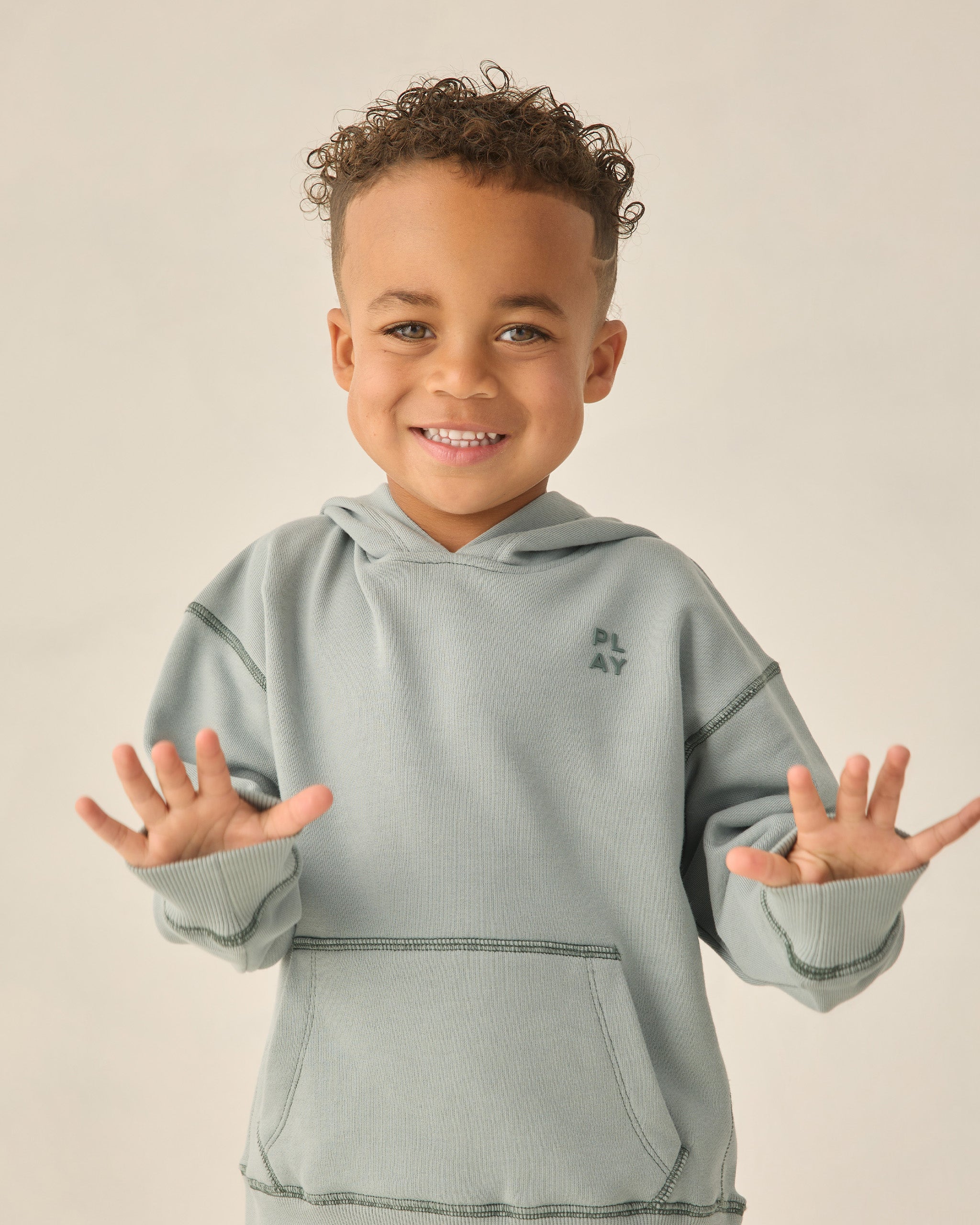 Coast Hoodie Sea Green - Rylee + Cru | Kids Clothes | Trendy Baby Clothes | Modern Infant Outfits |