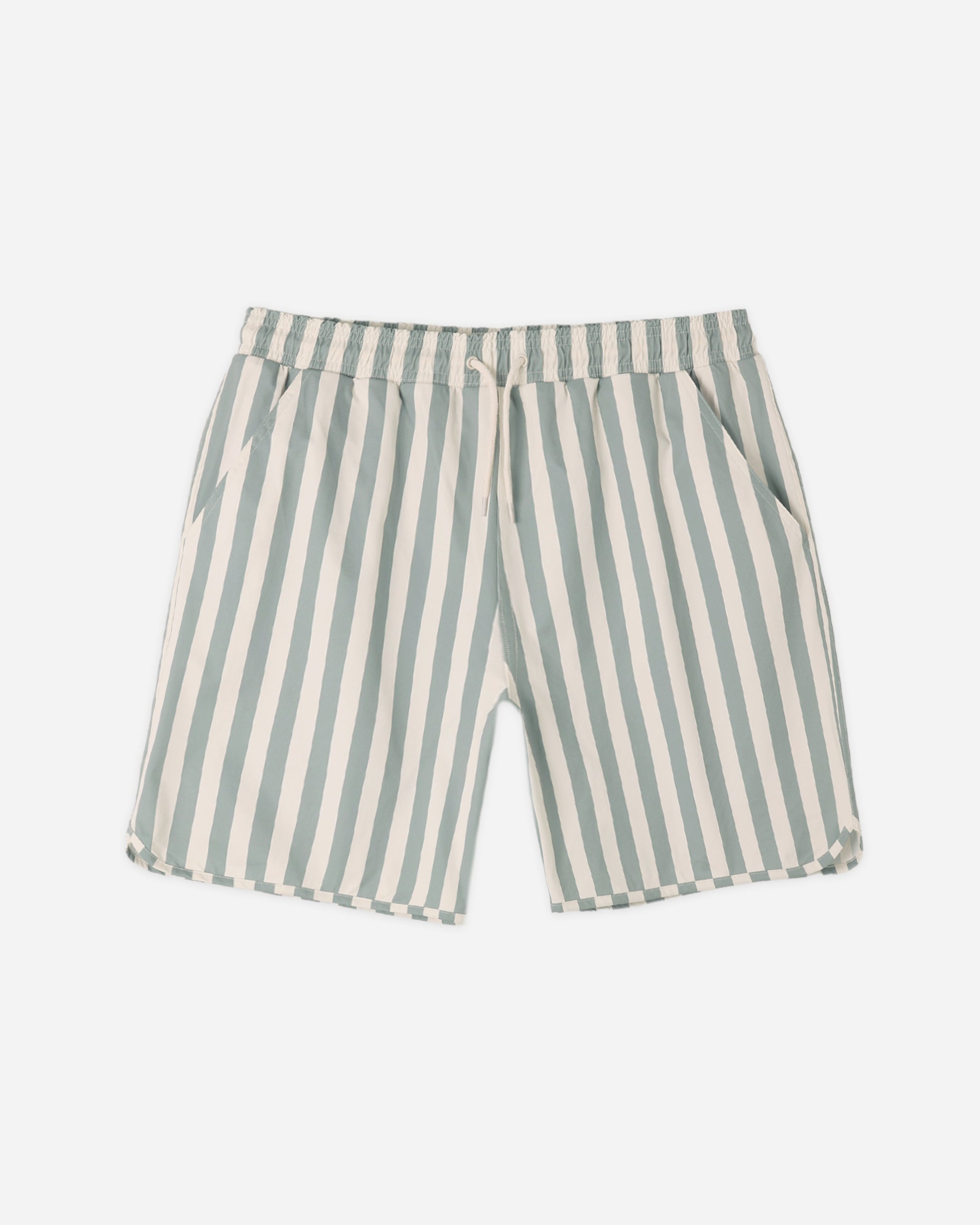 Dolphin Boardshort Green Stripe - Rylee + Cru | Kids Clothes | Trendy Baby Clothes | Modern Infant Outfits |