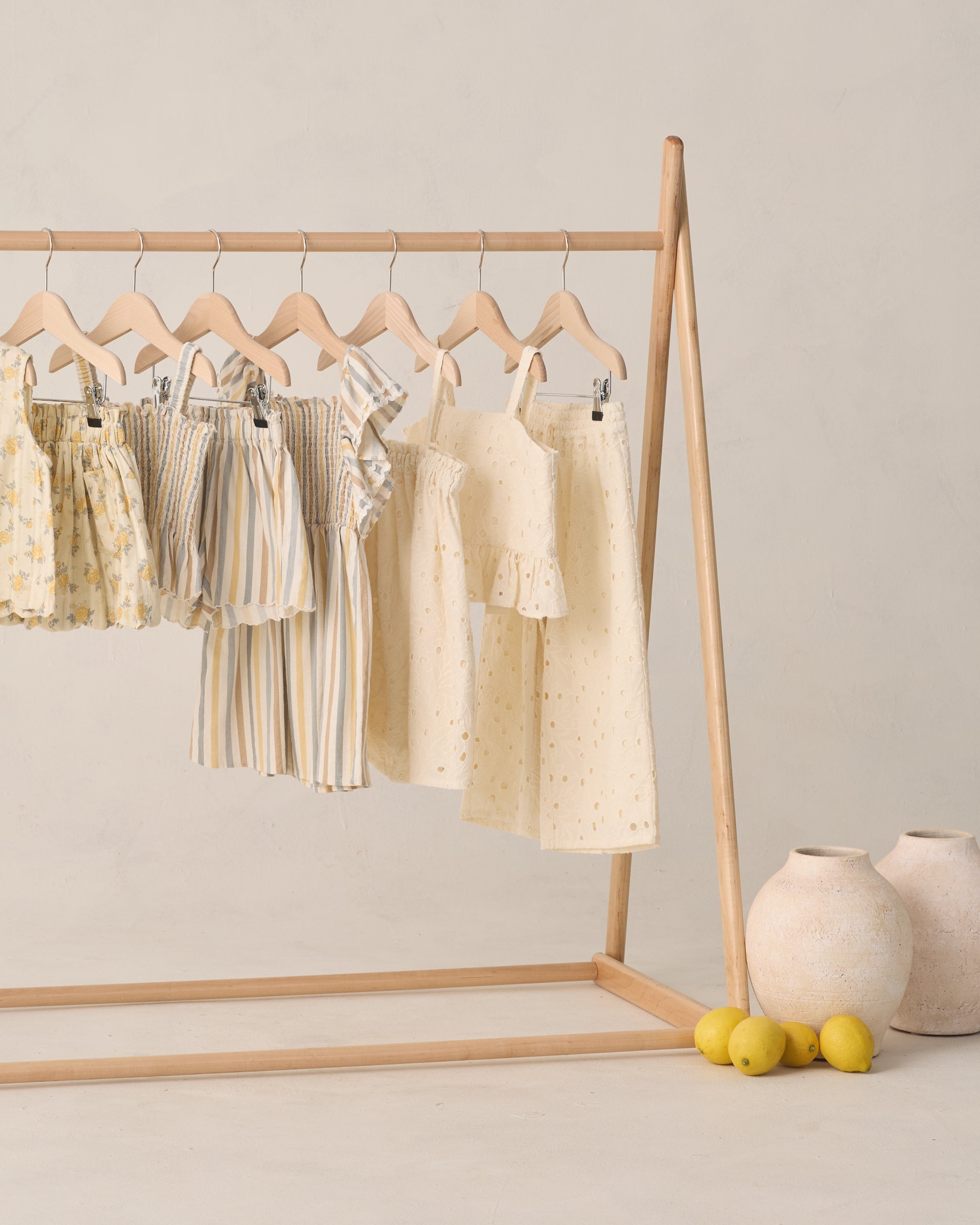 Kayli Set Ivory - Rylee + Cru | Kids Clothes | Trendy Baby Clothes | Modern Infant Outfits |