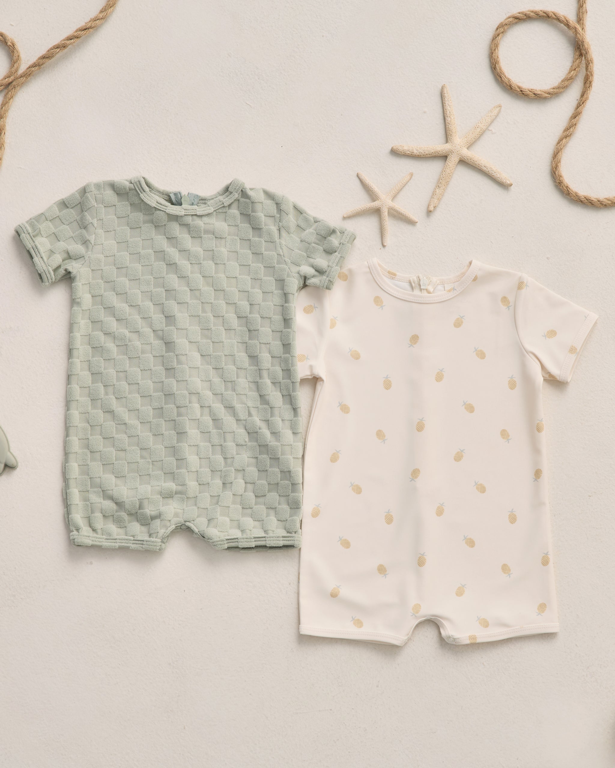 Shorty One-Piece Pineapple - Rylee + Cru | Kids Clothes | Trendy Baby Clothes | Modern Infant Outfits |
