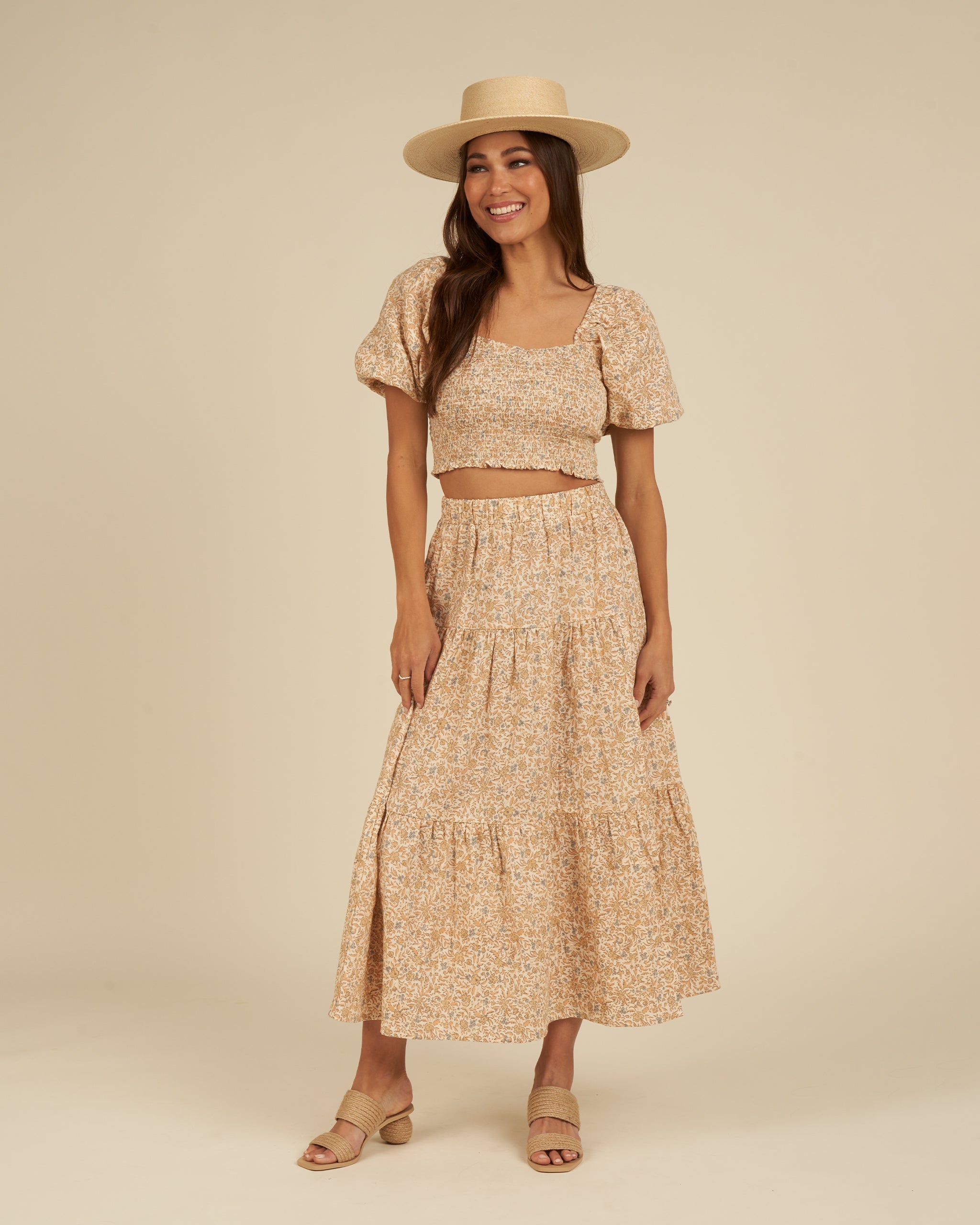 Trixie Top | Blossom - Rylee + Cru | Kids Clothes | Trendy Baby Clothes | Modern Infant Outfits |