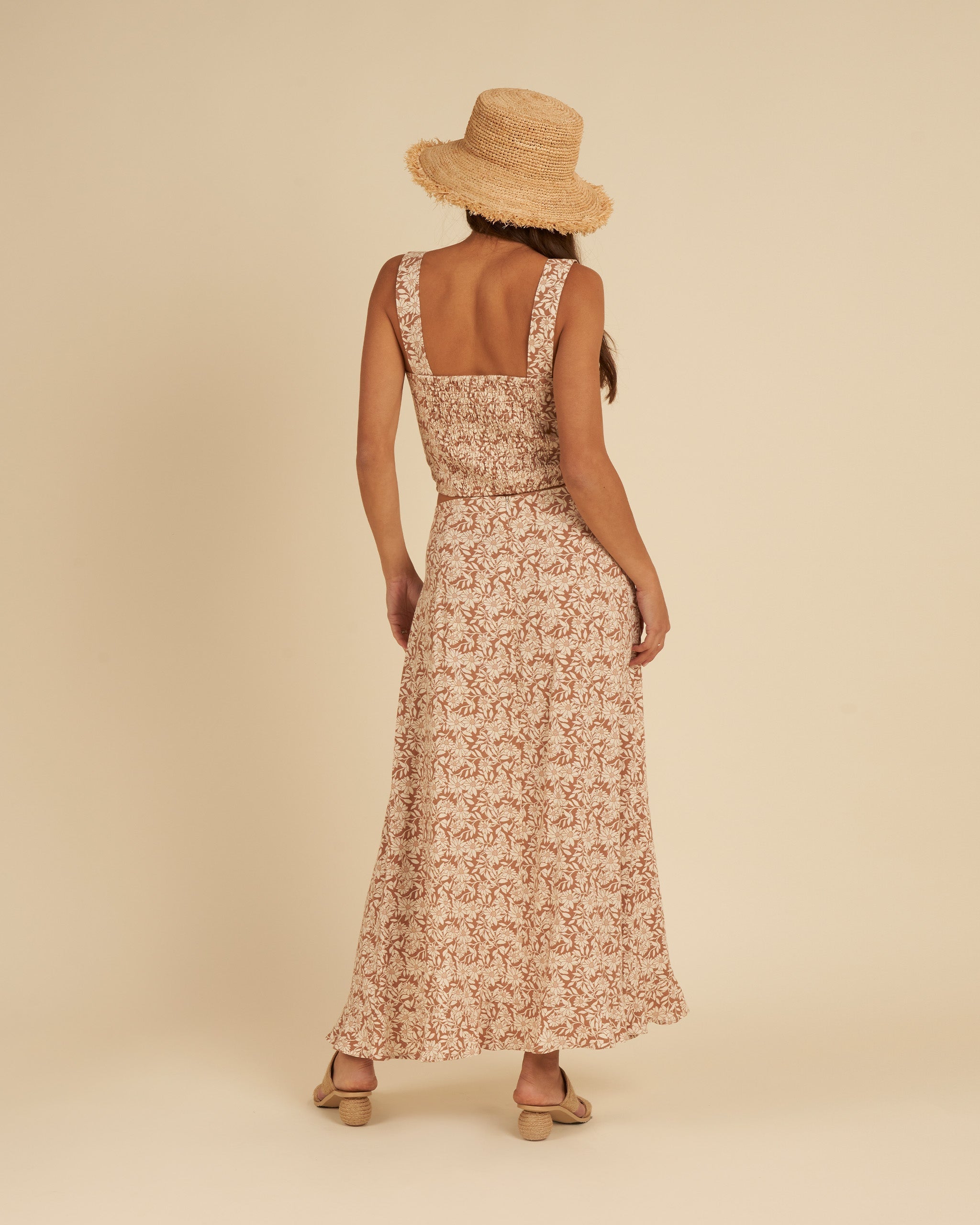 Button Slit Skirt | Plumeria - Rylee + Cru | Kids Clothes | Trendy Baby Clothes | Modern Infant Outfits |