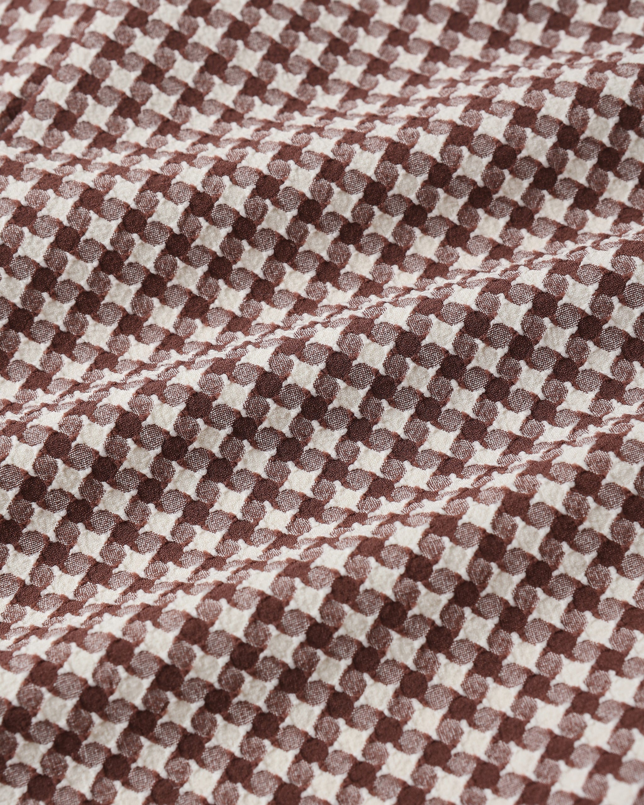 Women's Underwire One-Piece Chocolate Houndstooth