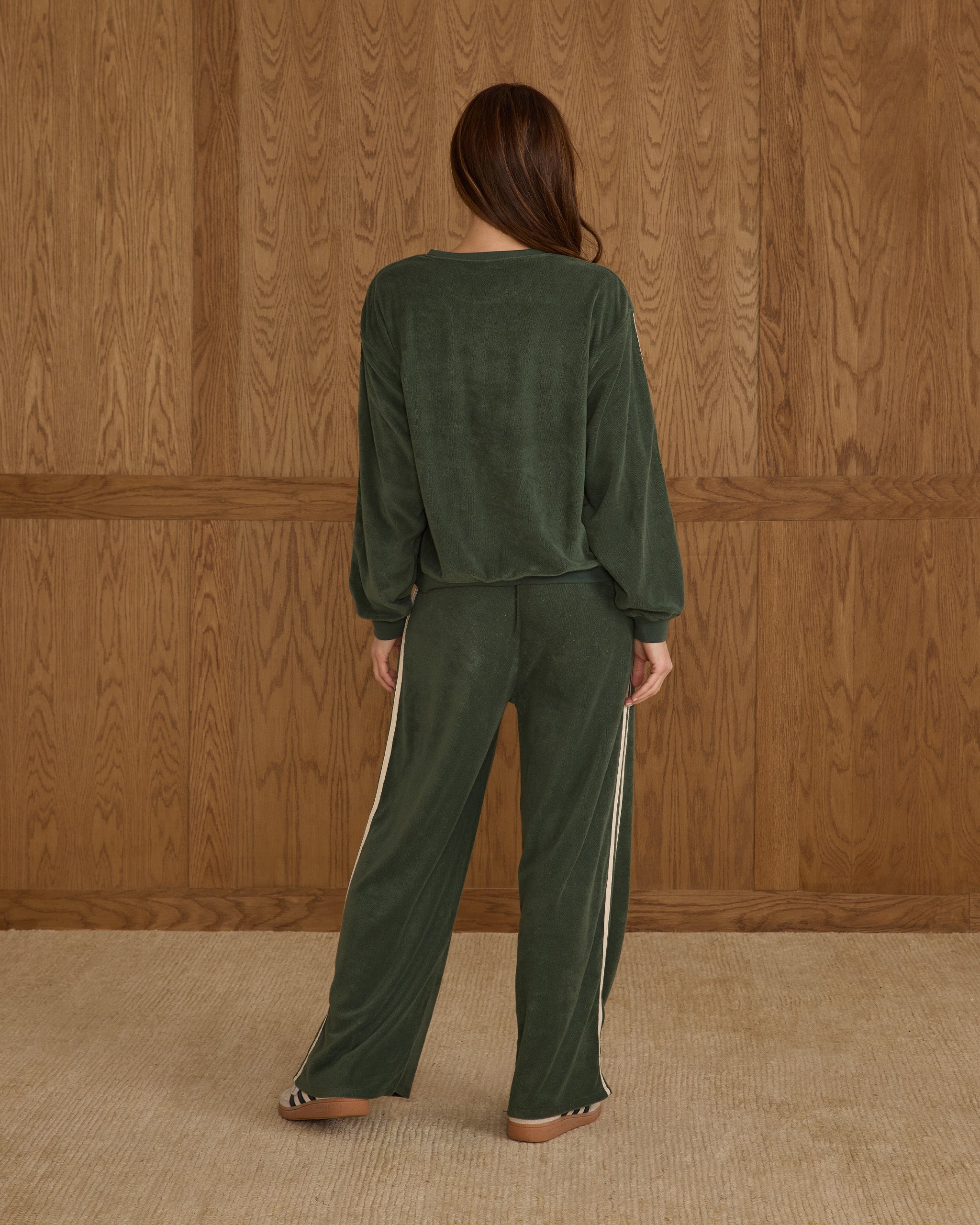 Track Pant | Green - Rylee + Cru | Kids Clothes | Trendy Baby Clothes | Modern Infant Outfits |