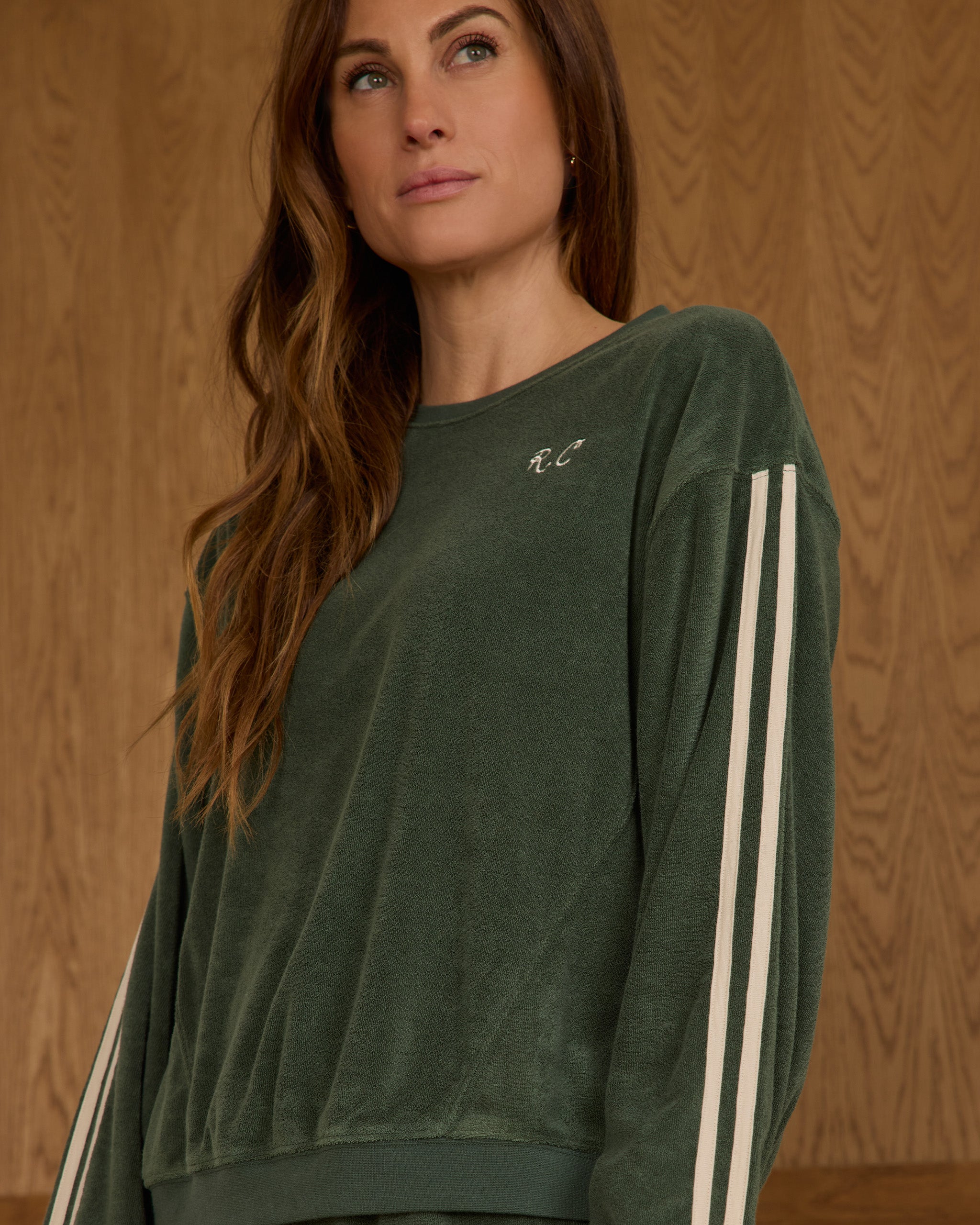 Oversized Sweatshirt | Green - Rylee + Cru | Kids Clothes | Trendy Baby Clothes | Modern Infant Outfits |