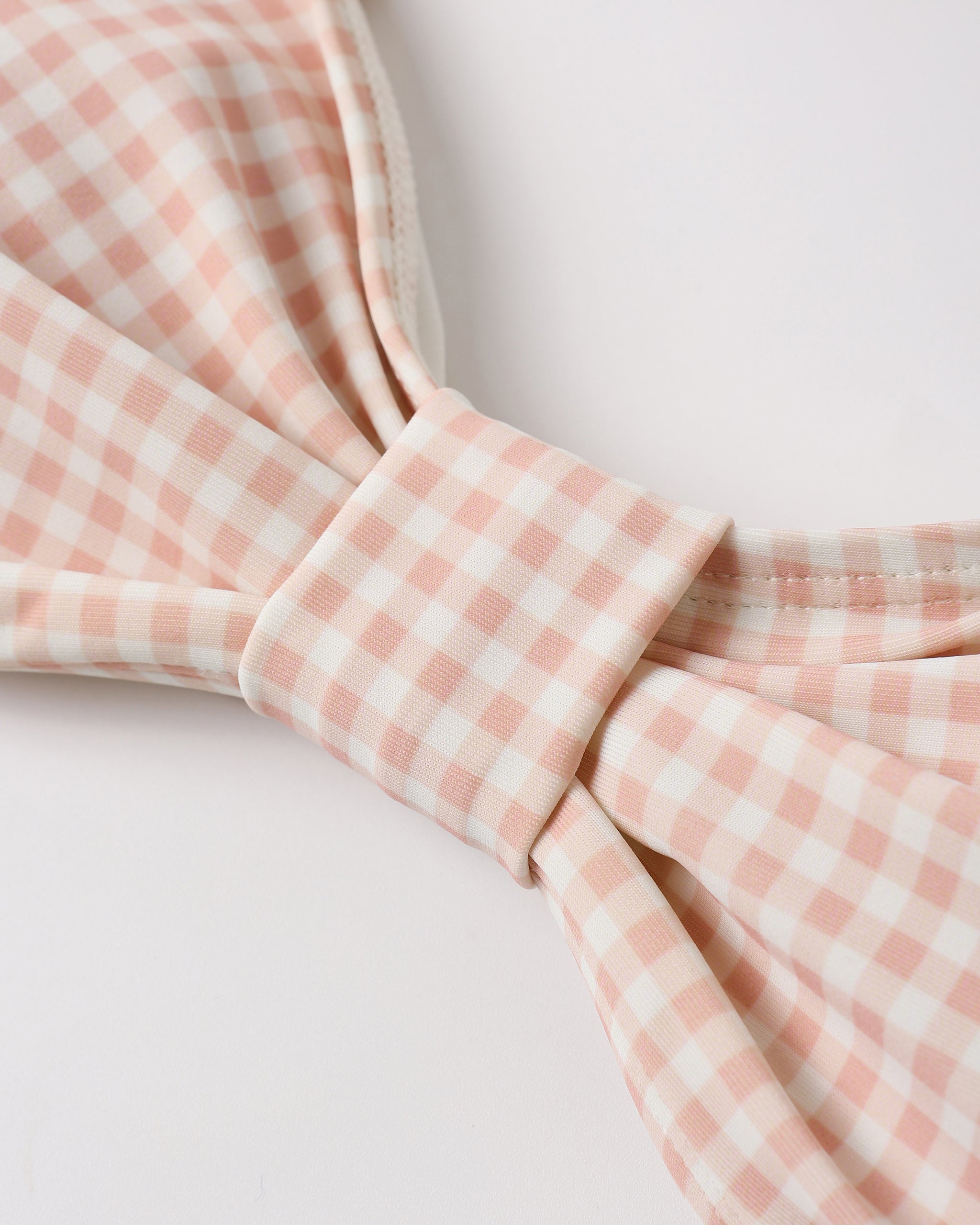 Women's Ruffle Bandeau Bikini Top Petal Gingham - Rylee + Cru | Kids Clothes | Trendy Baby Clothes | Modern Infant Outfits |
