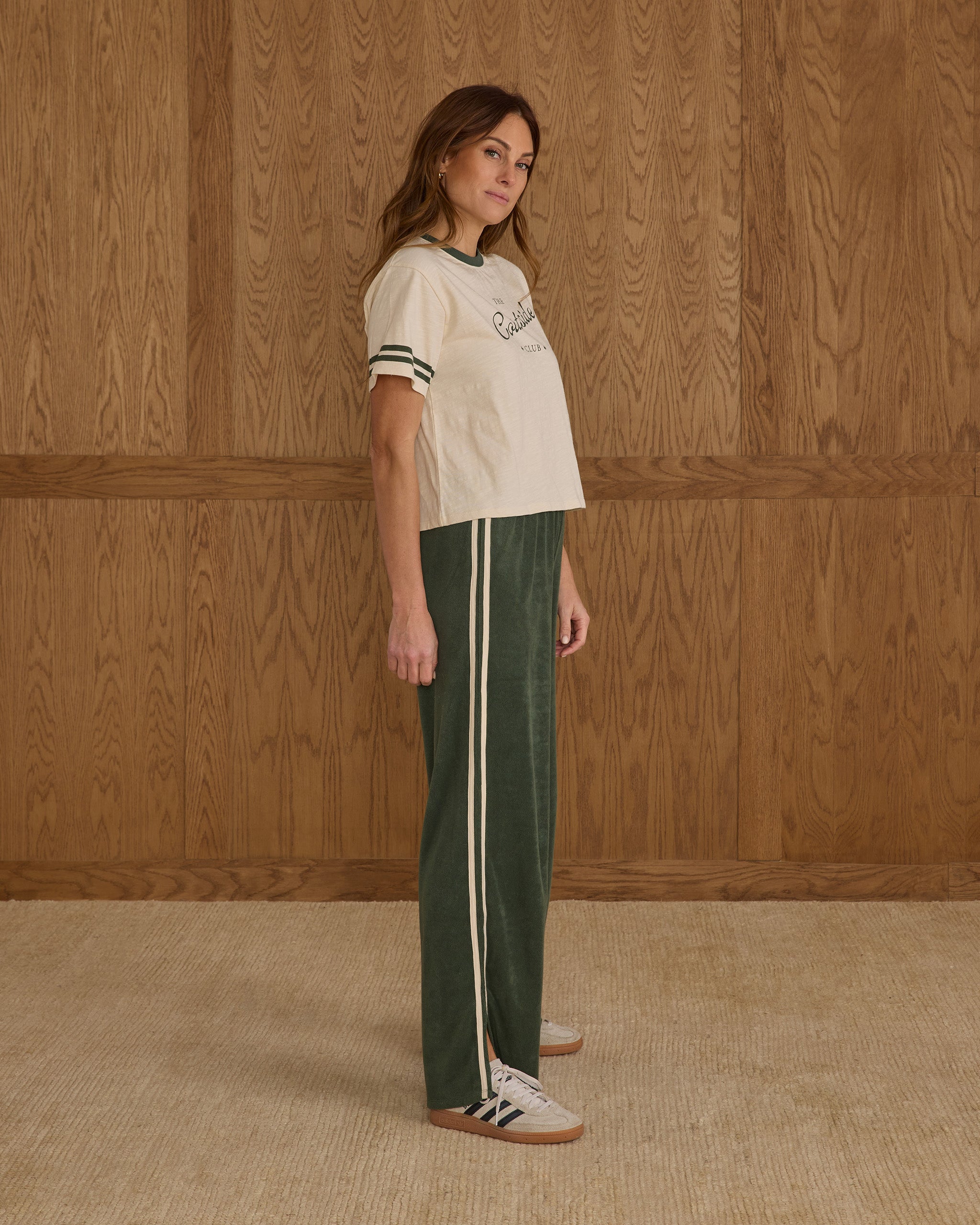 Track Pant | Green - Rylee + Cru | Kids Clothes | Trendy Baby Clothes | Modern Infant Outfits |