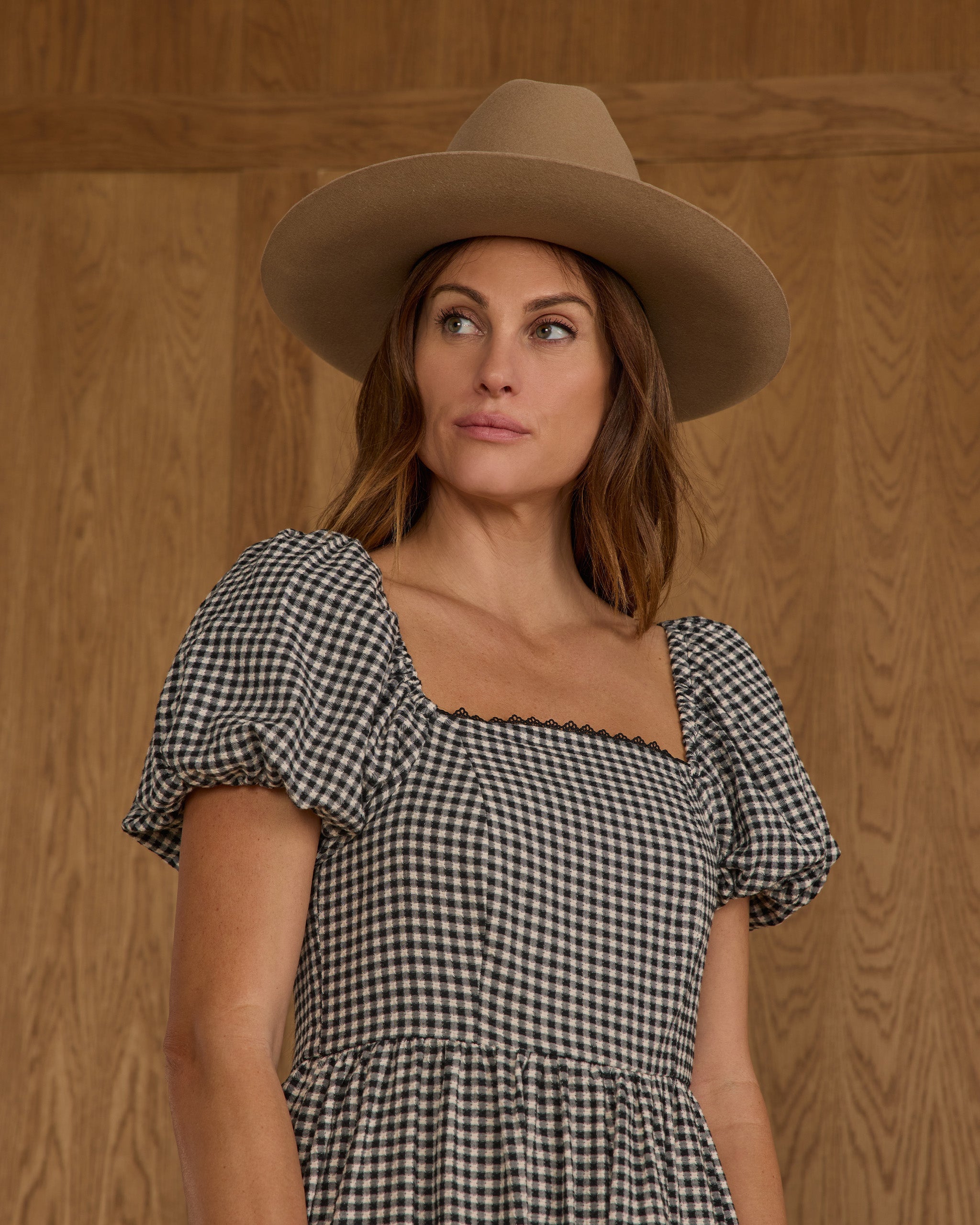 Chiara Dress | Black Gingham - Rylee + Cru | Kids Clothes | Trendy Baby Clothes | Modern Infant Outfits |
