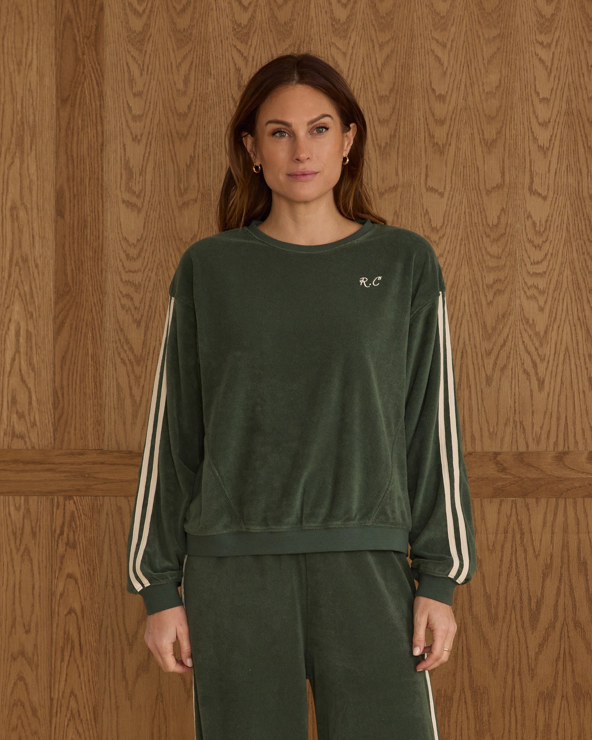 Track Pant | Green - Rylee + Cru | Kids Clothes | Trendy Baby Clothes | Modern Infant Outfits |