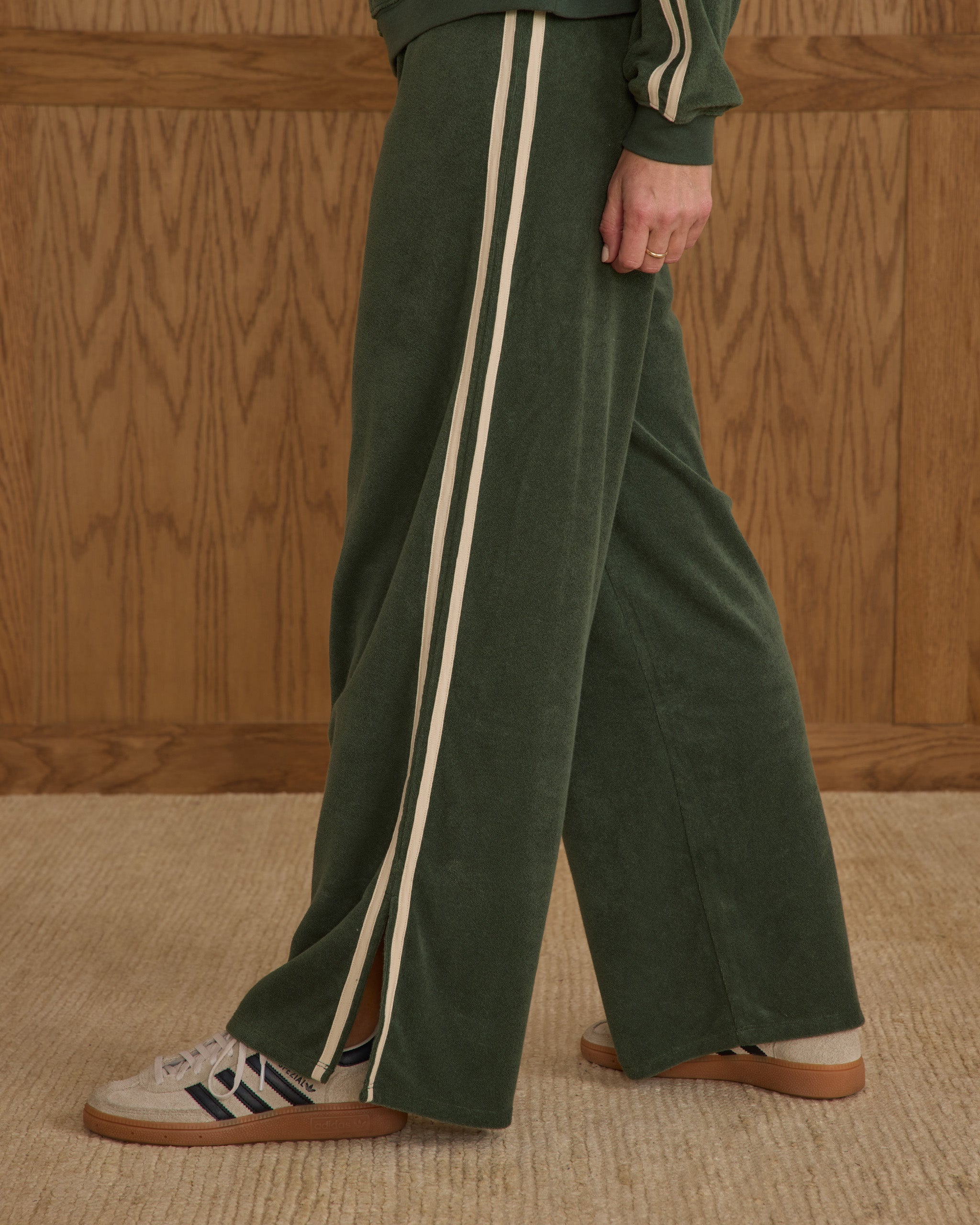 Track Pant | Green - Rylee + Cru | Kids Clothes | Trendy Baby Clothes | Modern Infant Outfits |