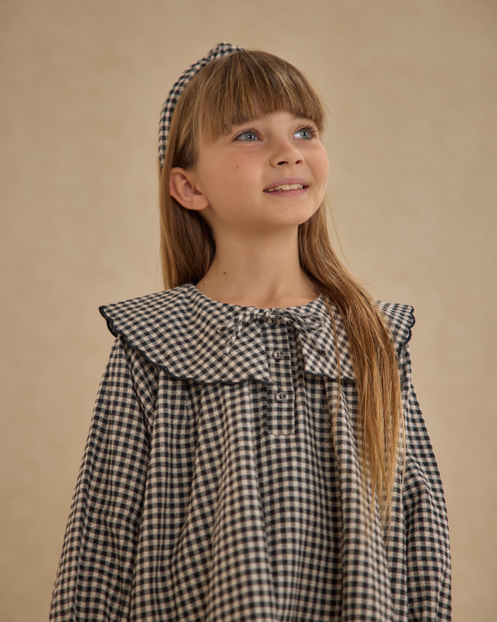 Mini Dress || Black Gingham - Rylee + Cru | Kids Clothes | Trendy Baby Clothes | Modern Infant Outfits |