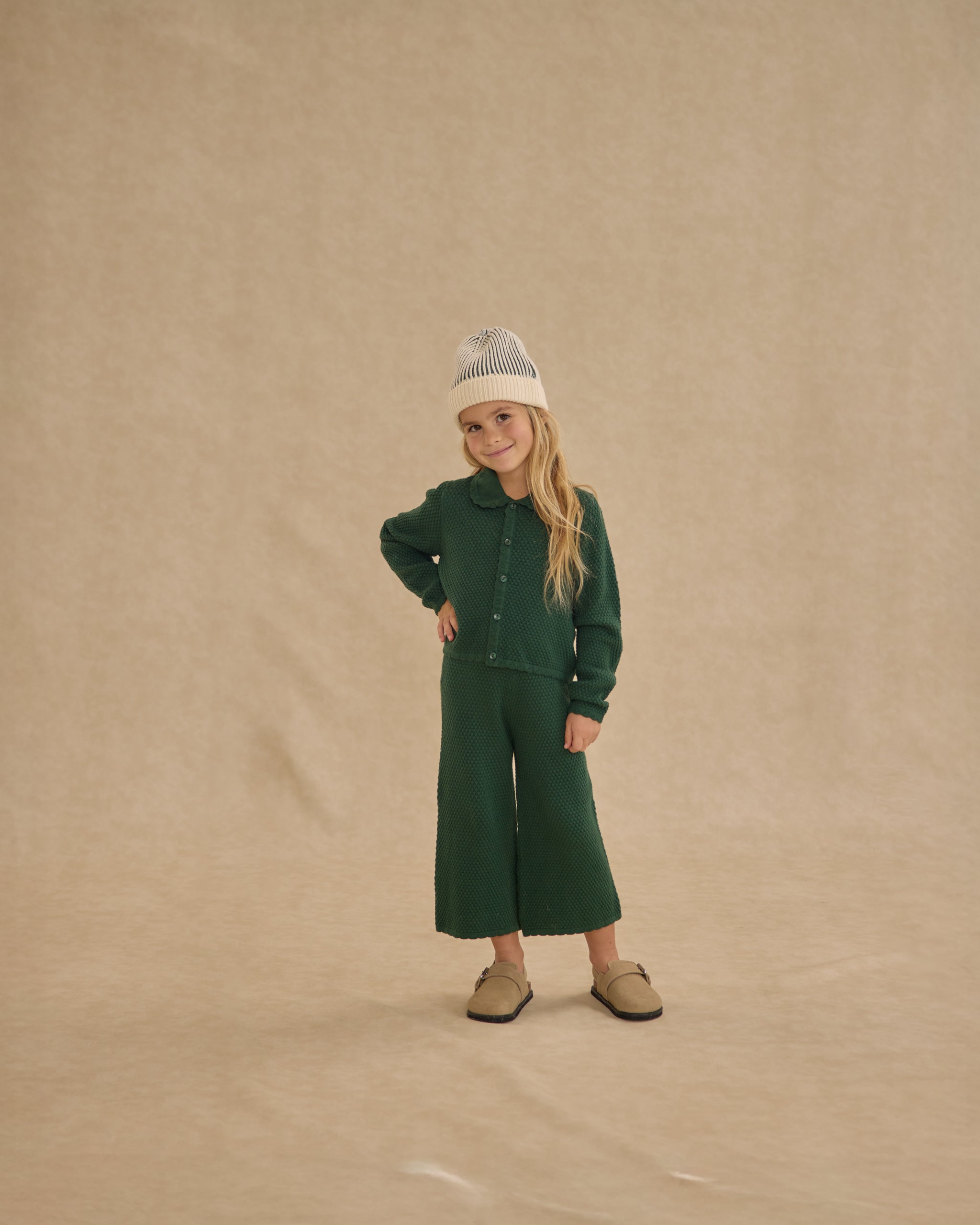 Rio Cardigan || Green - Rylee + Cru | Kids Clothes | Trendy Baby Clothes | Modern Infant Outfits |