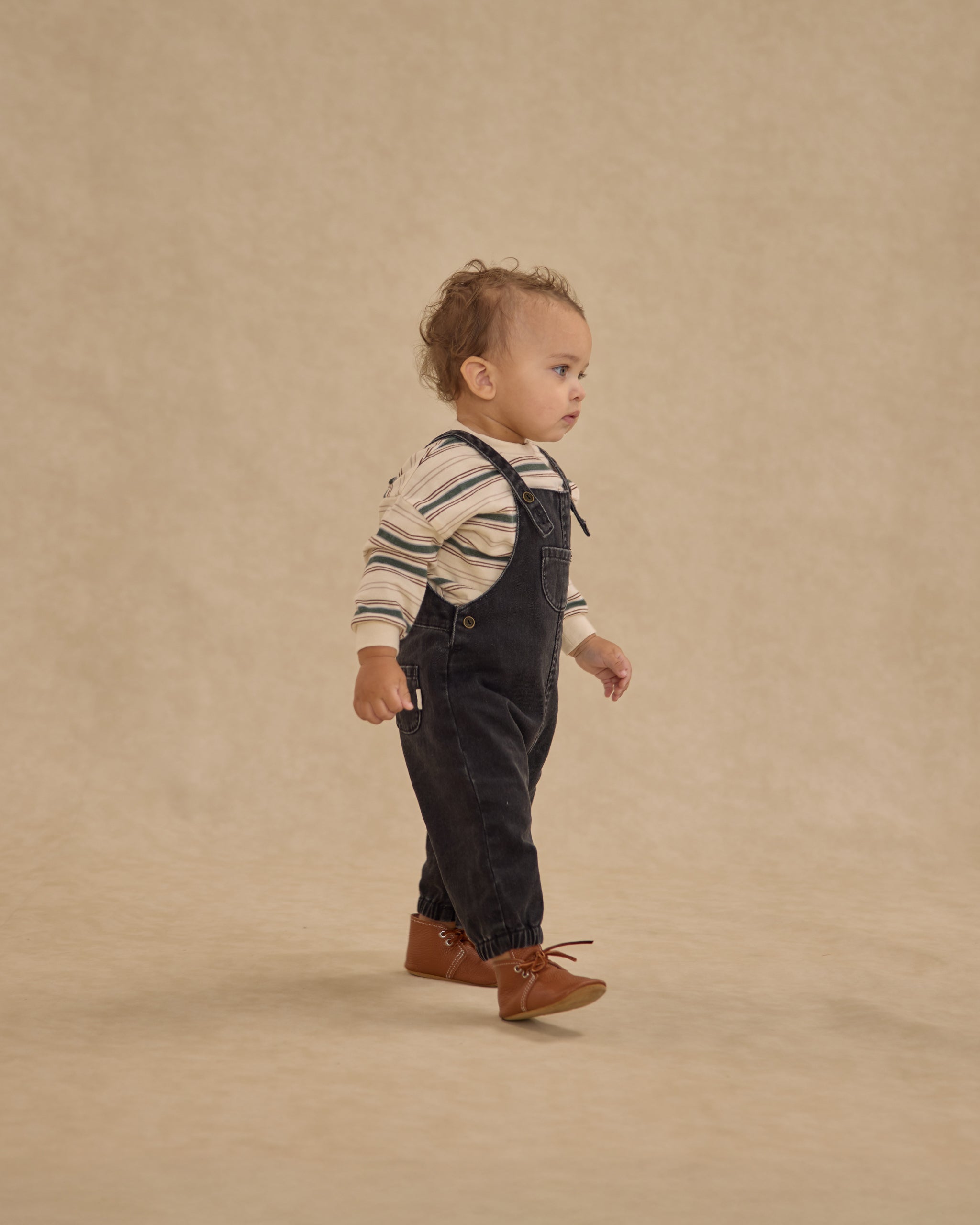 Relaxed Long Sleeve Tee || Retro Stripe - Rylee + Cru | Kids Clothes | Trendy Baby Clothes | Modern Infant Outfits |