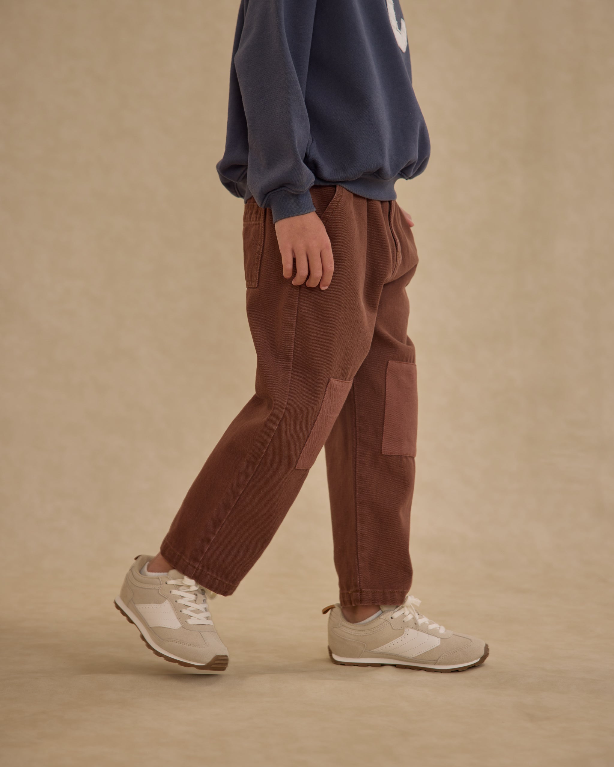 Baggy Pant || Brown - Rylee + Cru | Kids Clothes | Trendy Baby Clothes | Modern Infant Outfits |