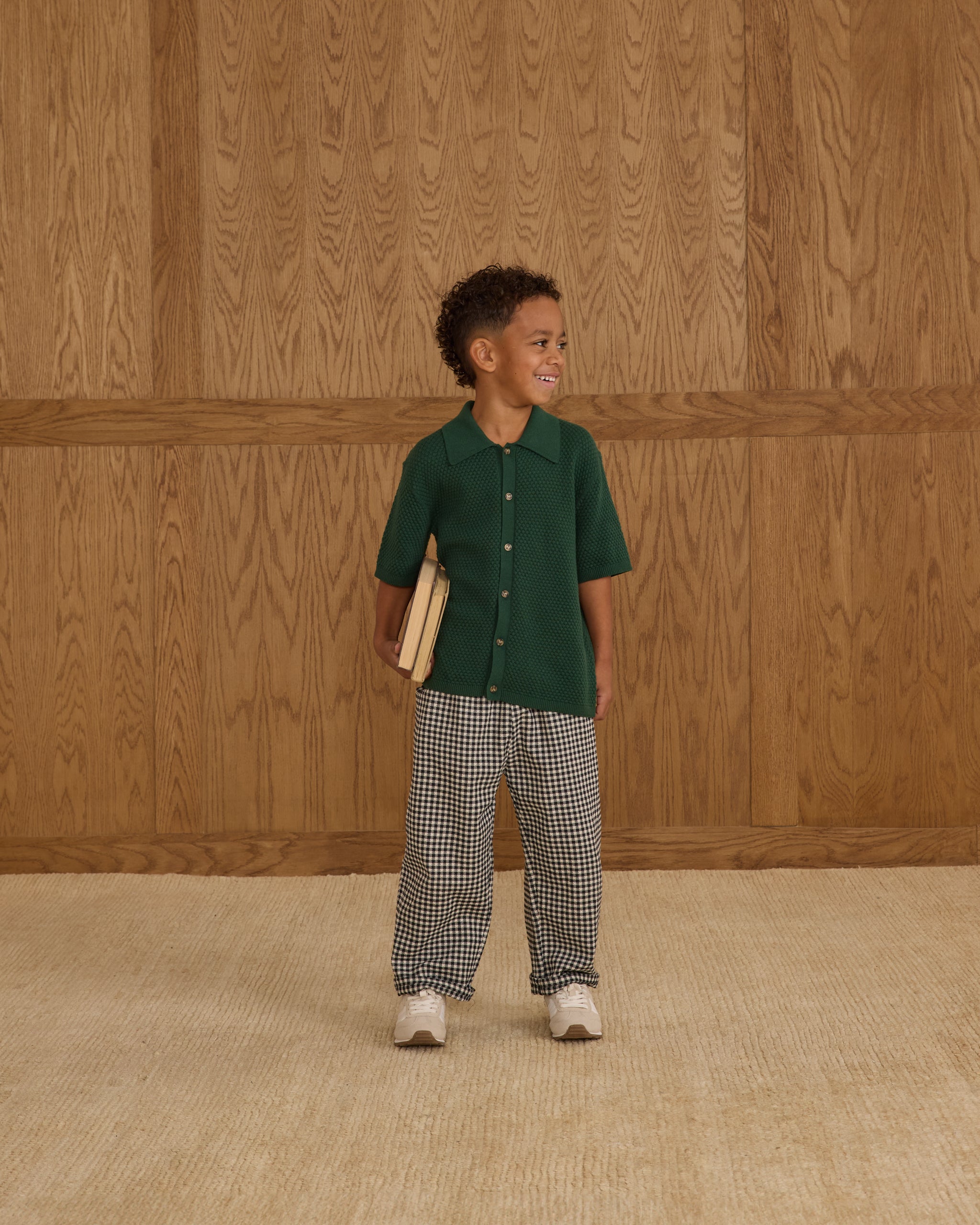 Aiden Polo || Green - Rylee + Cru | Kids Clothes | Trendy Baby Clothes | Modern Infant Outfits |