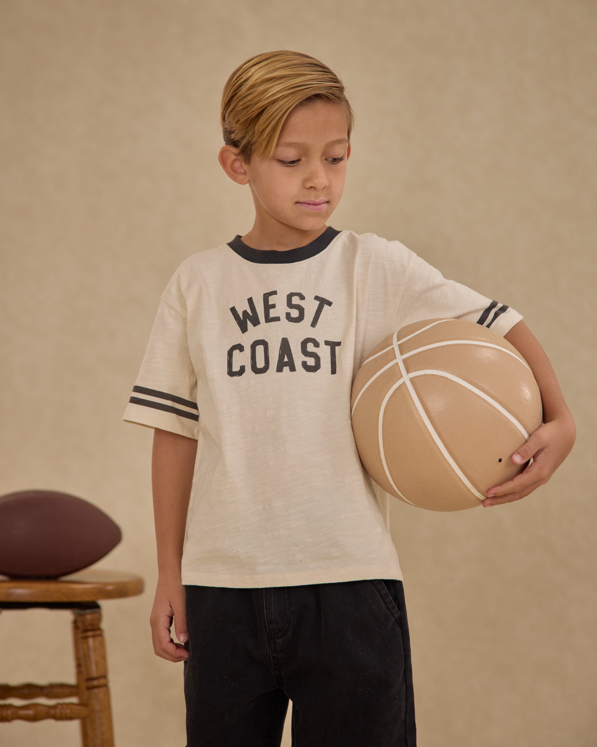 Varsity Tee || West Coast - Rylee + Cru | Kids Clothes | Trendy Baby Clothes | Modern Infant Outfits |