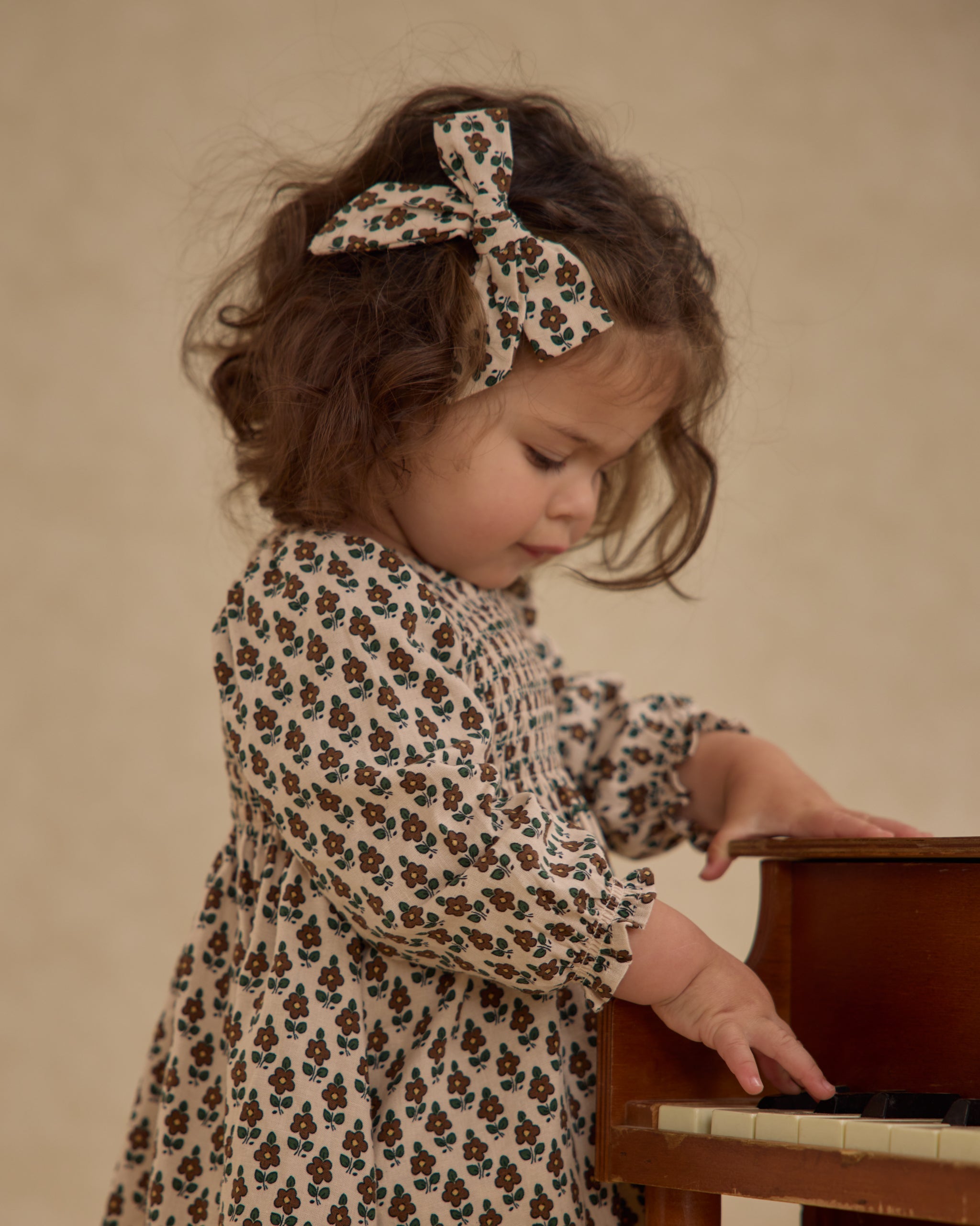 Bow || Harvest Floral - Rylee + Cru | Kids Clothes | Trendy Baby Clothes | Modern Infant Outfits |