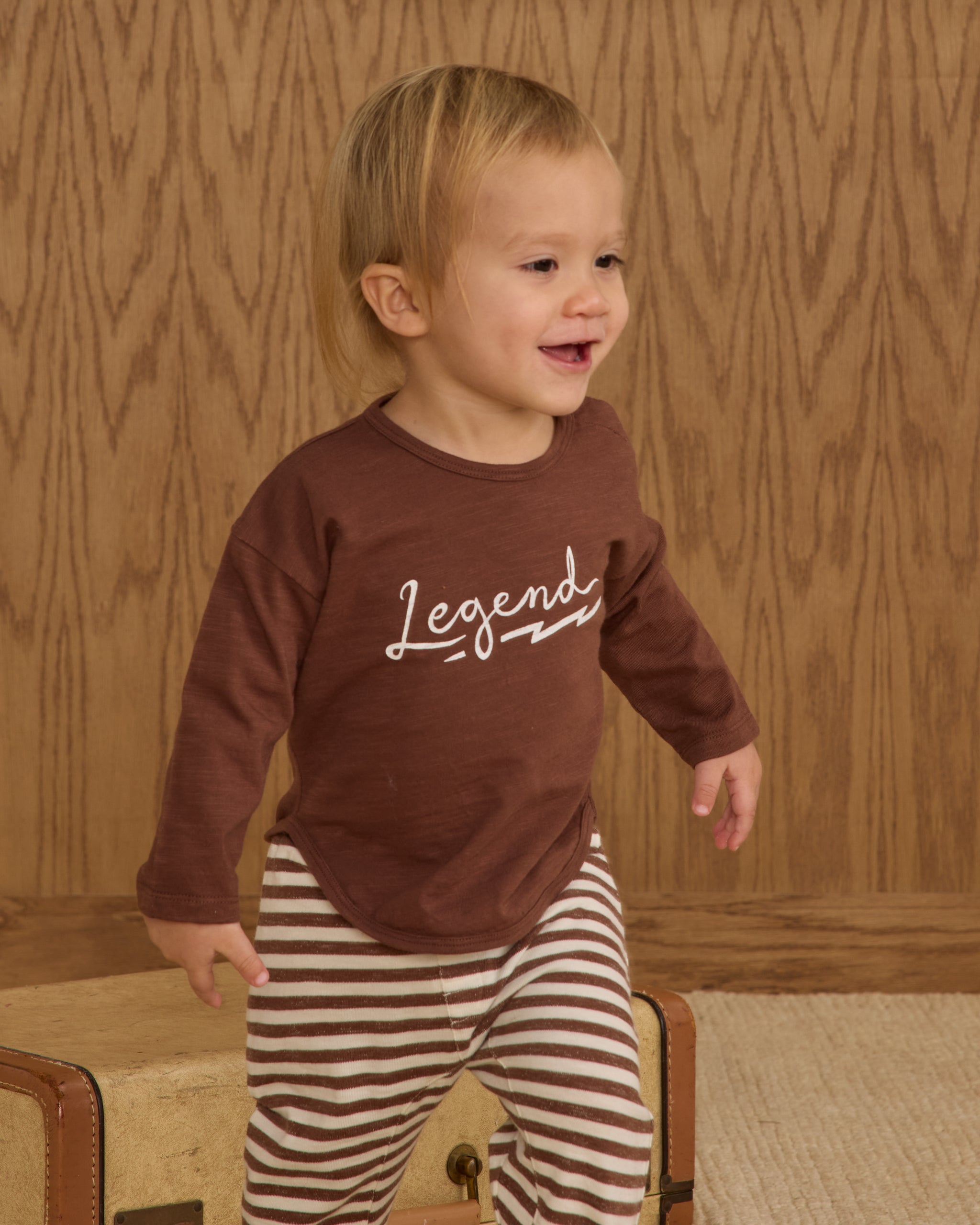 Long Sleeve Tee || Legend - Rylee + Cru | Kids Clothes | Trendy Baby Clothes | Modern Infant Outfits |