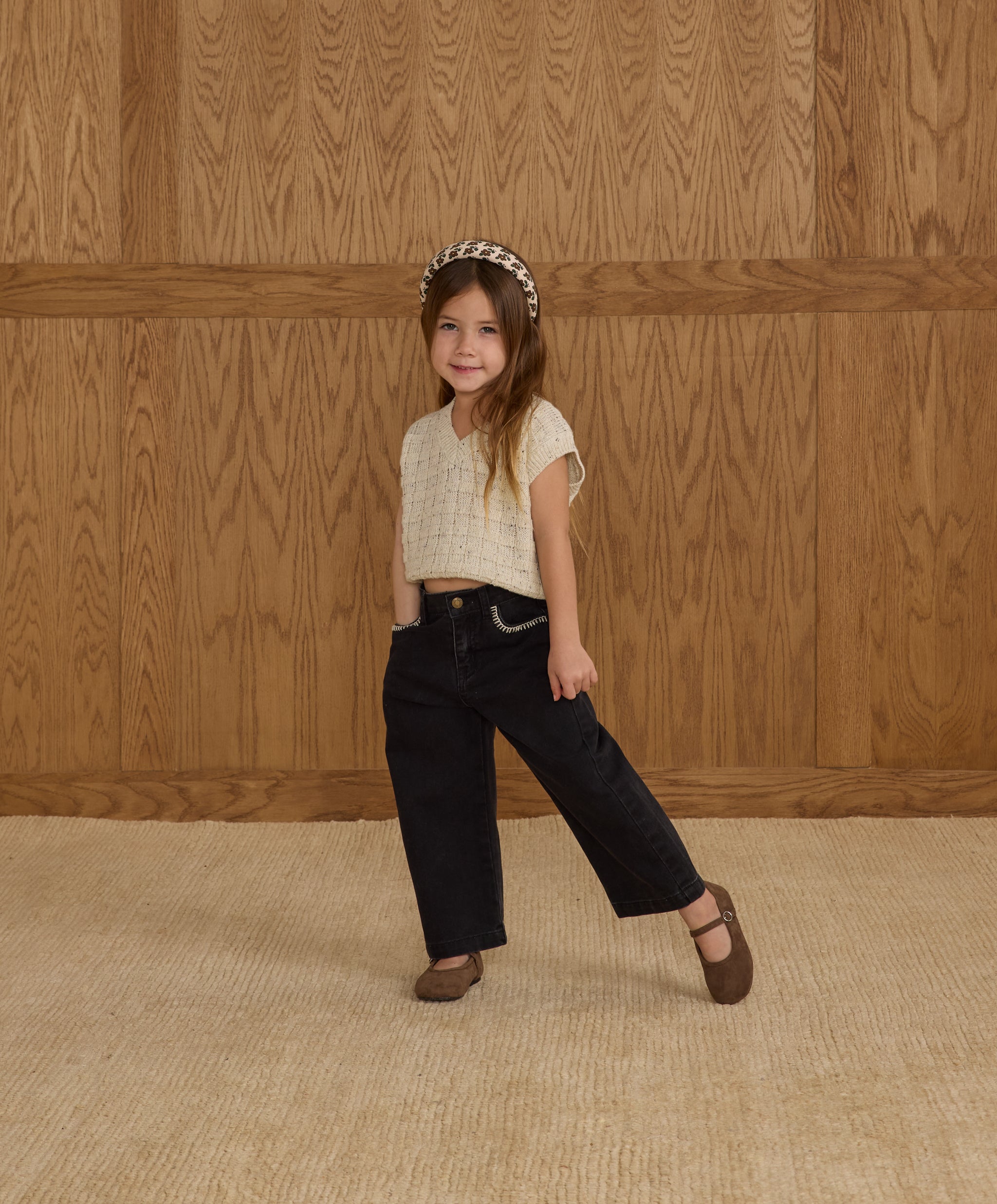 Straight Leg Pant || Washed Black - Rylee + Cru | Kids Clothes | Trendy Baby Clothes | Modern Infant Outfits |
