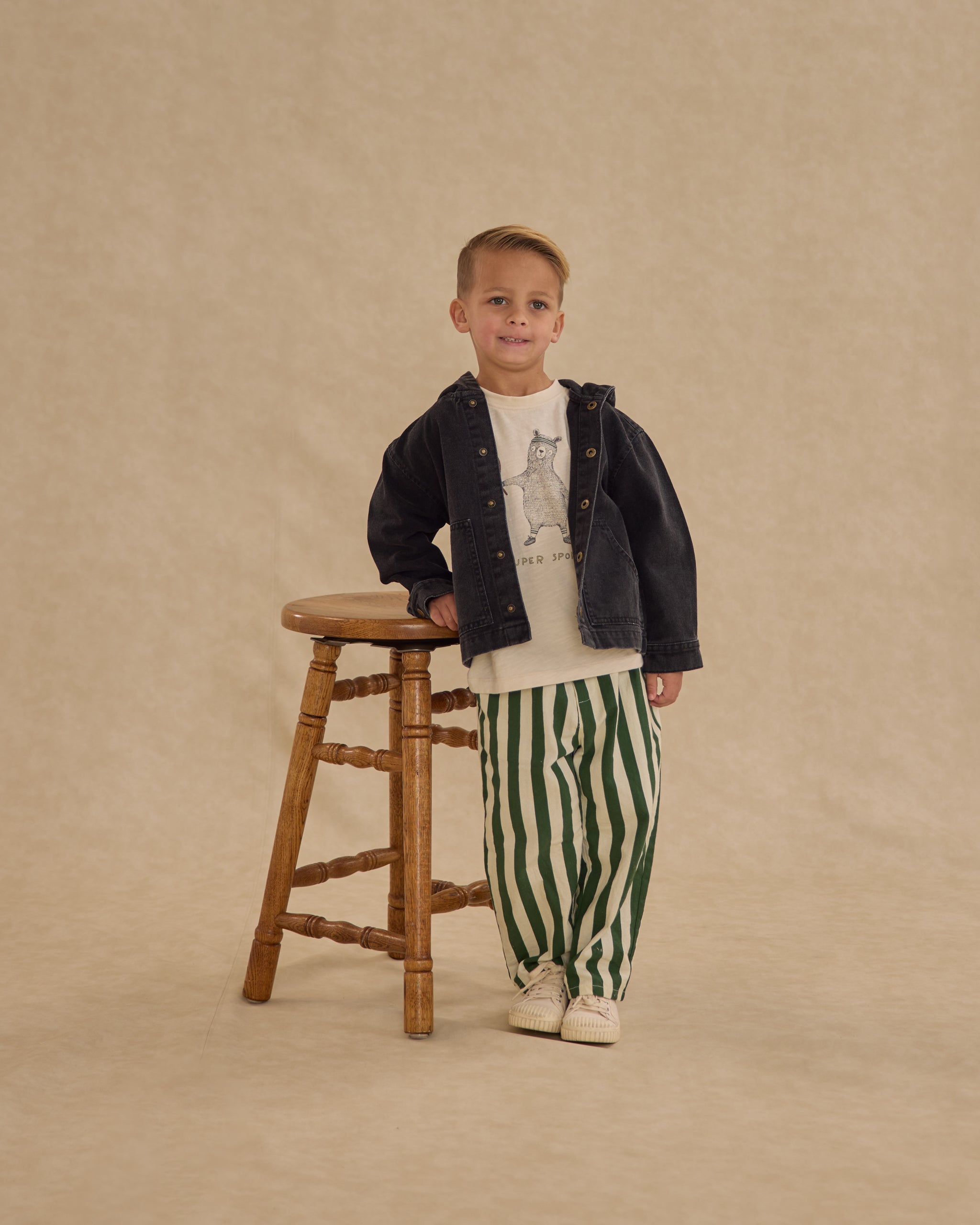 Sammy Jacket || Washed Black - Rylee + Cru | Kids Clothes | Trendy Baby Clothes | Modern Infant Outfits |