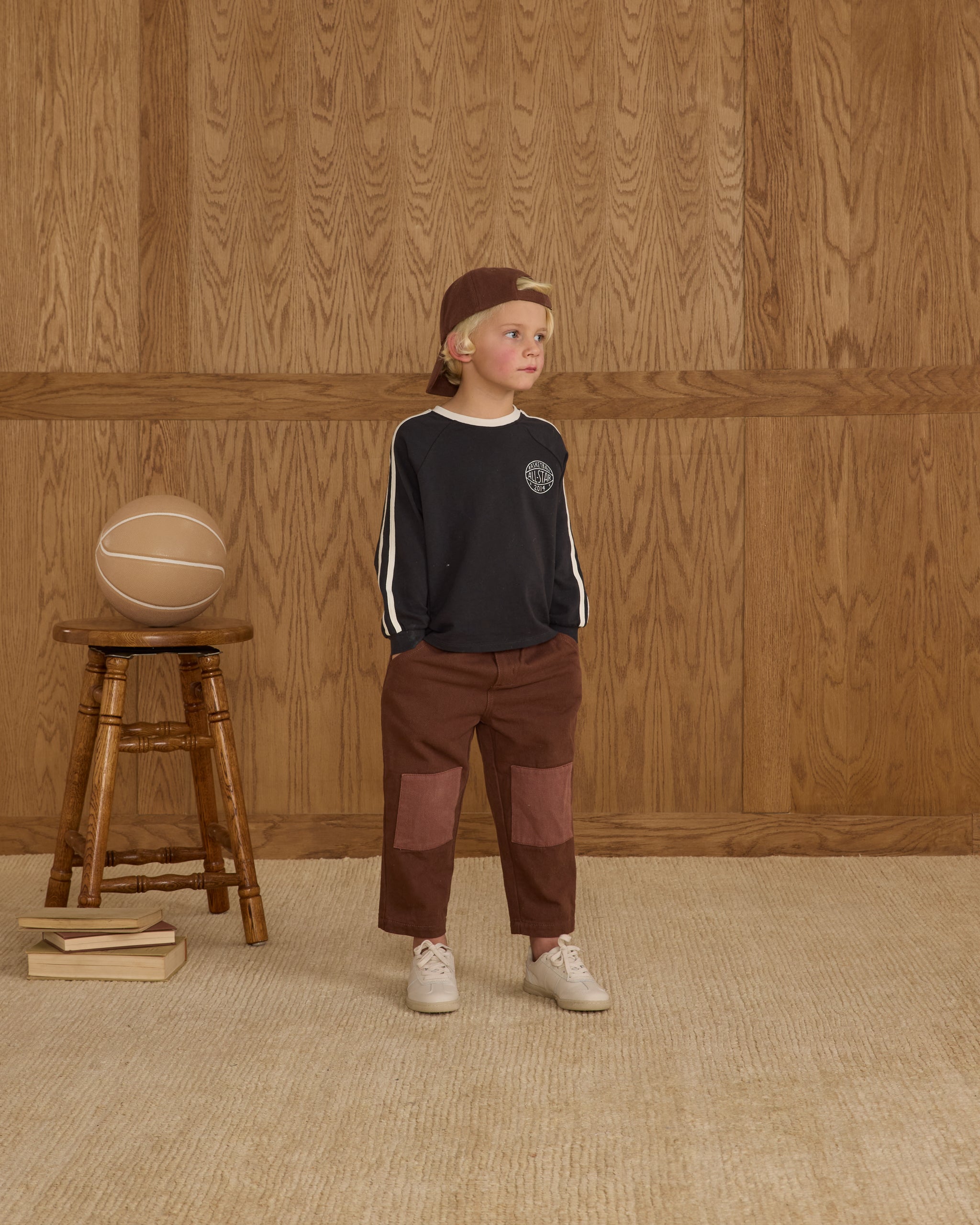 Jersey Long Sleeve Tee || Black - Rylee + Cru | Kids Clothes | Trendy Baby Clothes | Modern Infant Outfits |