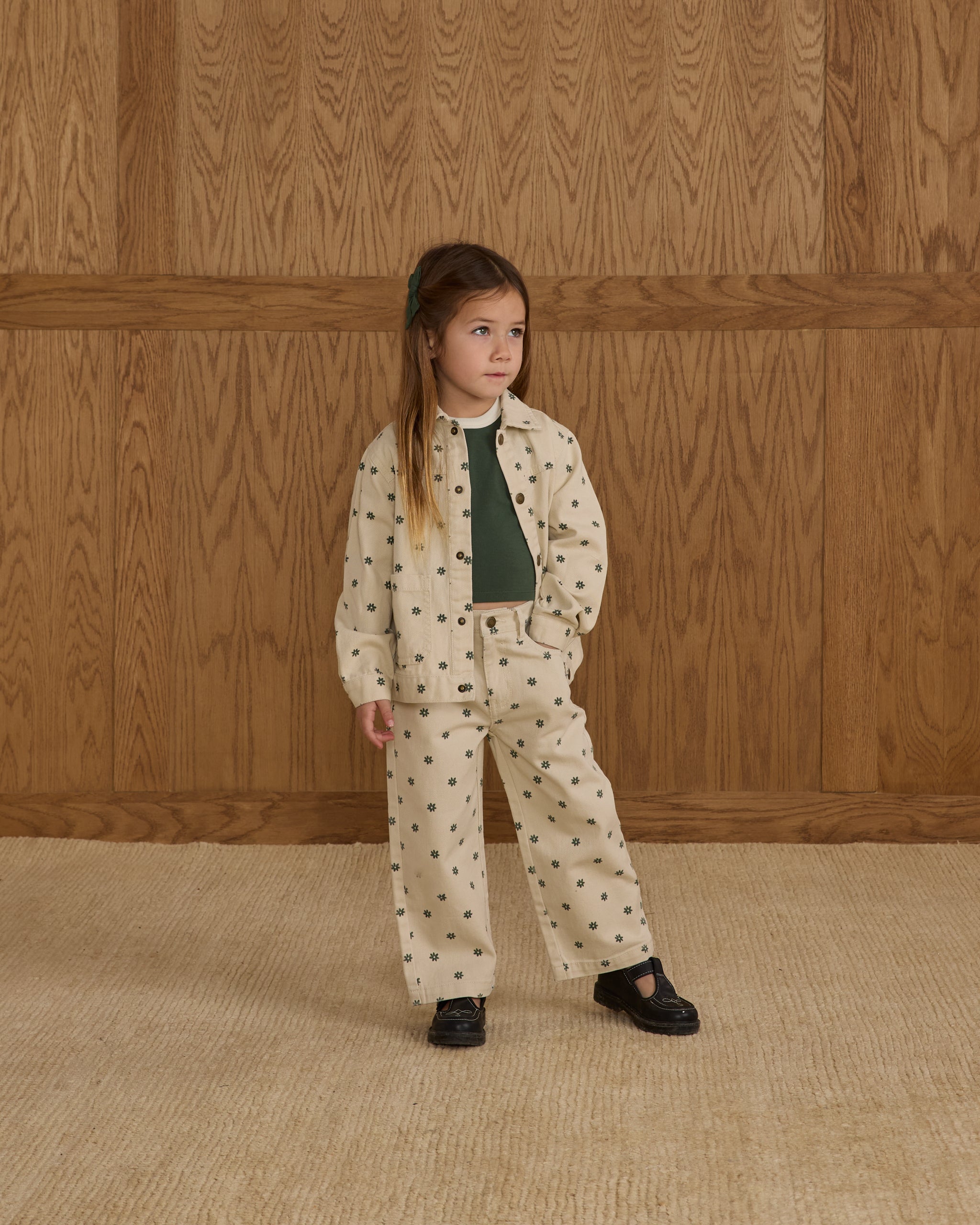 Straight Leg Pant || Mini Daisy - Rylee + Cru | Kids Clothes | Trendy Baby Clothes | Modern Infant Outfits |
