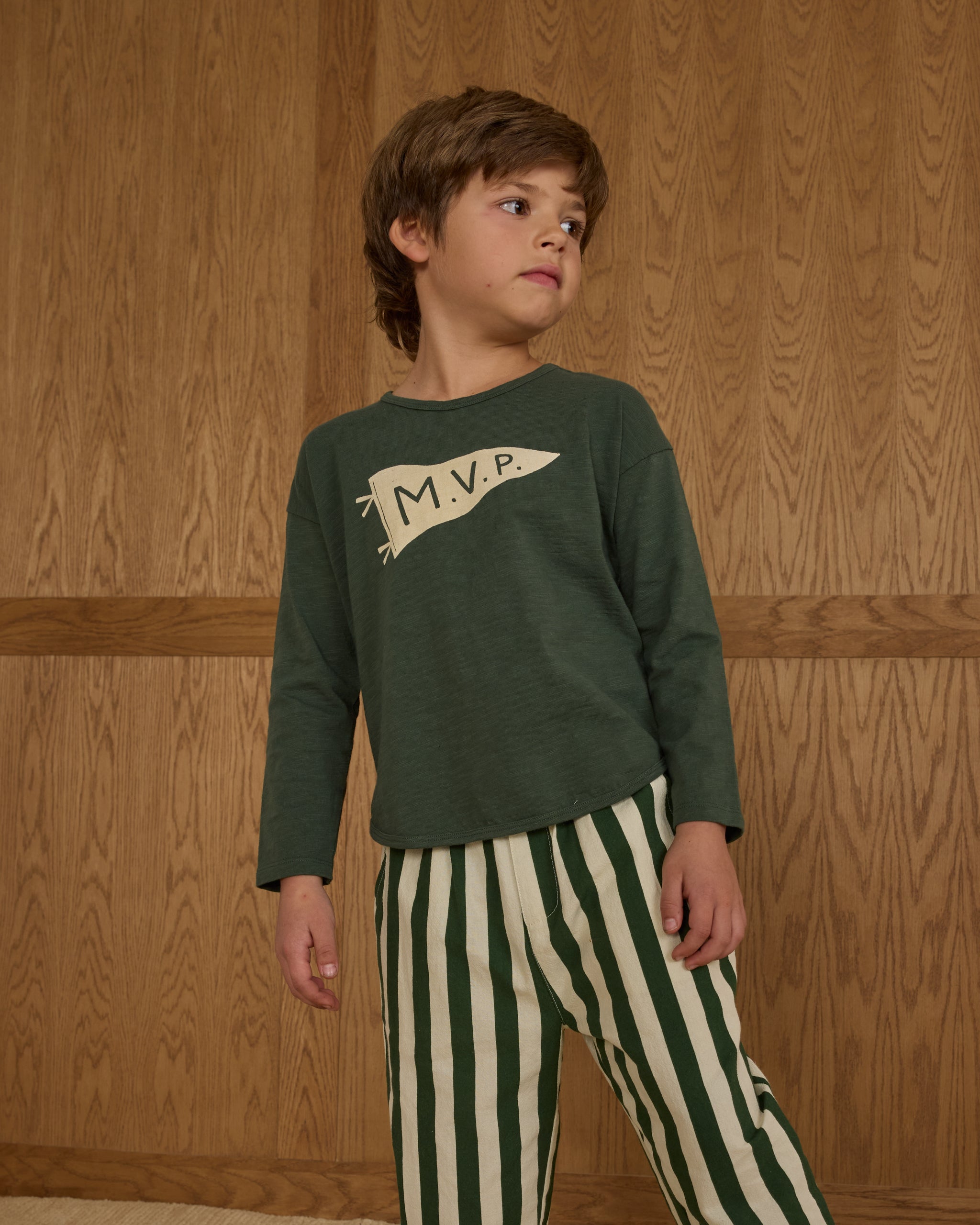 Long Sleeve Tee || MVP - Rylee + Cru | Kids Clothes | Trendy Baby Clothes | Modern Infant Outfits |