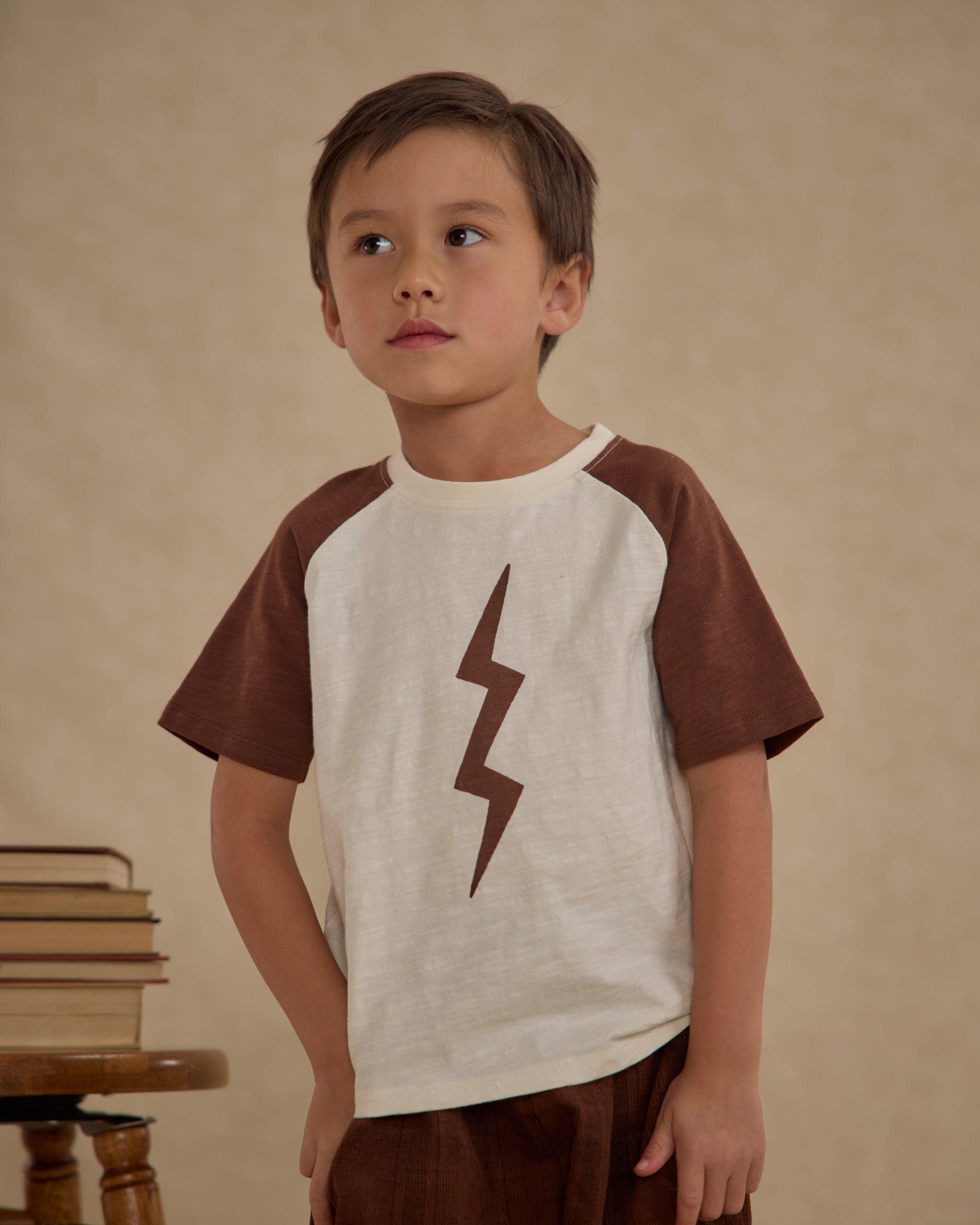 Raglan Short Sleeve Tee || Bolt - Rylee + Cru | Kids Clothes | Trendy Baby Clothes | Modern Infant Outfits |