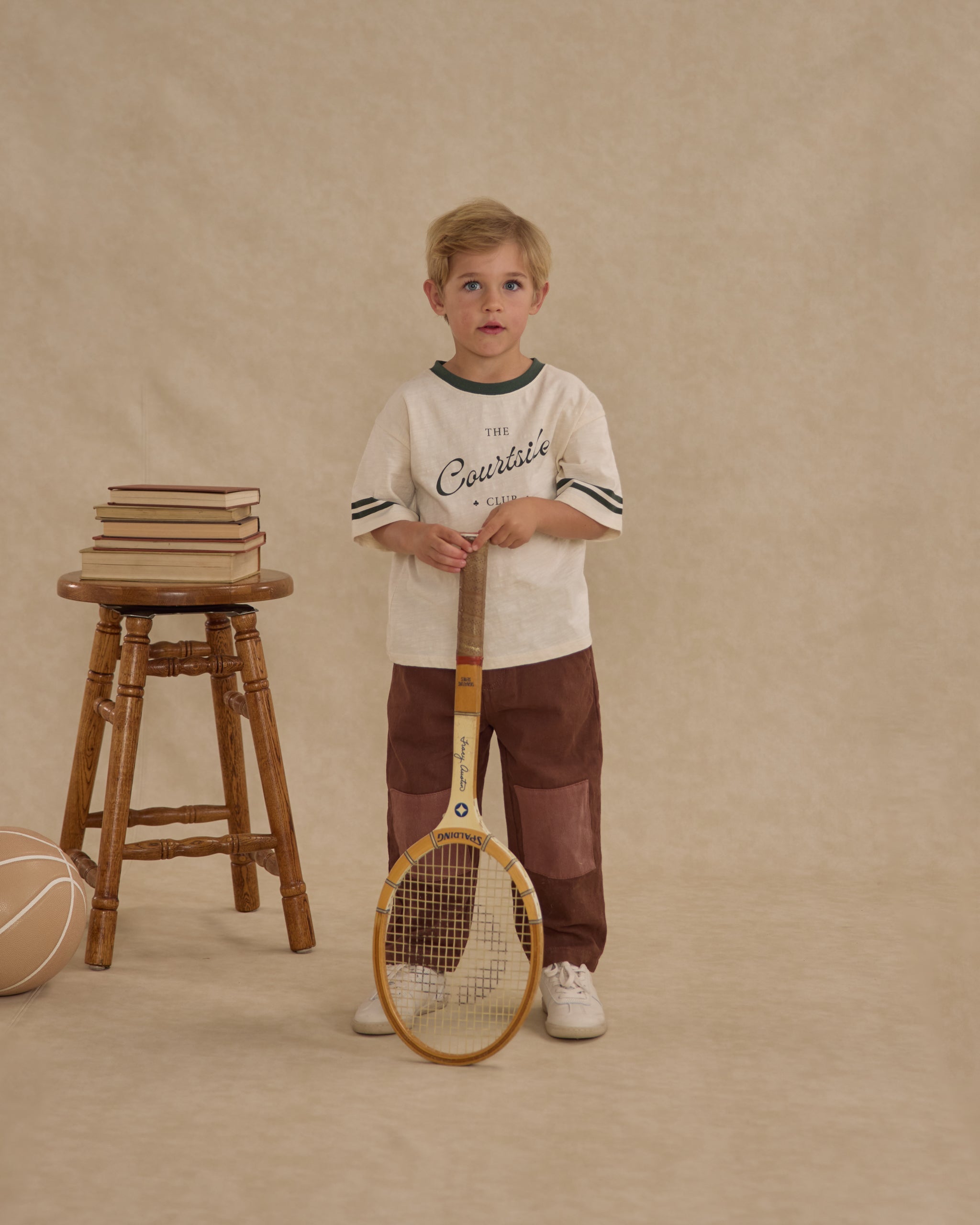 Varsity Tee || Courtside Club - Rylee + Cru | Kids Clothes | Trendy Baby Clothes | Modern Infant Outfits |