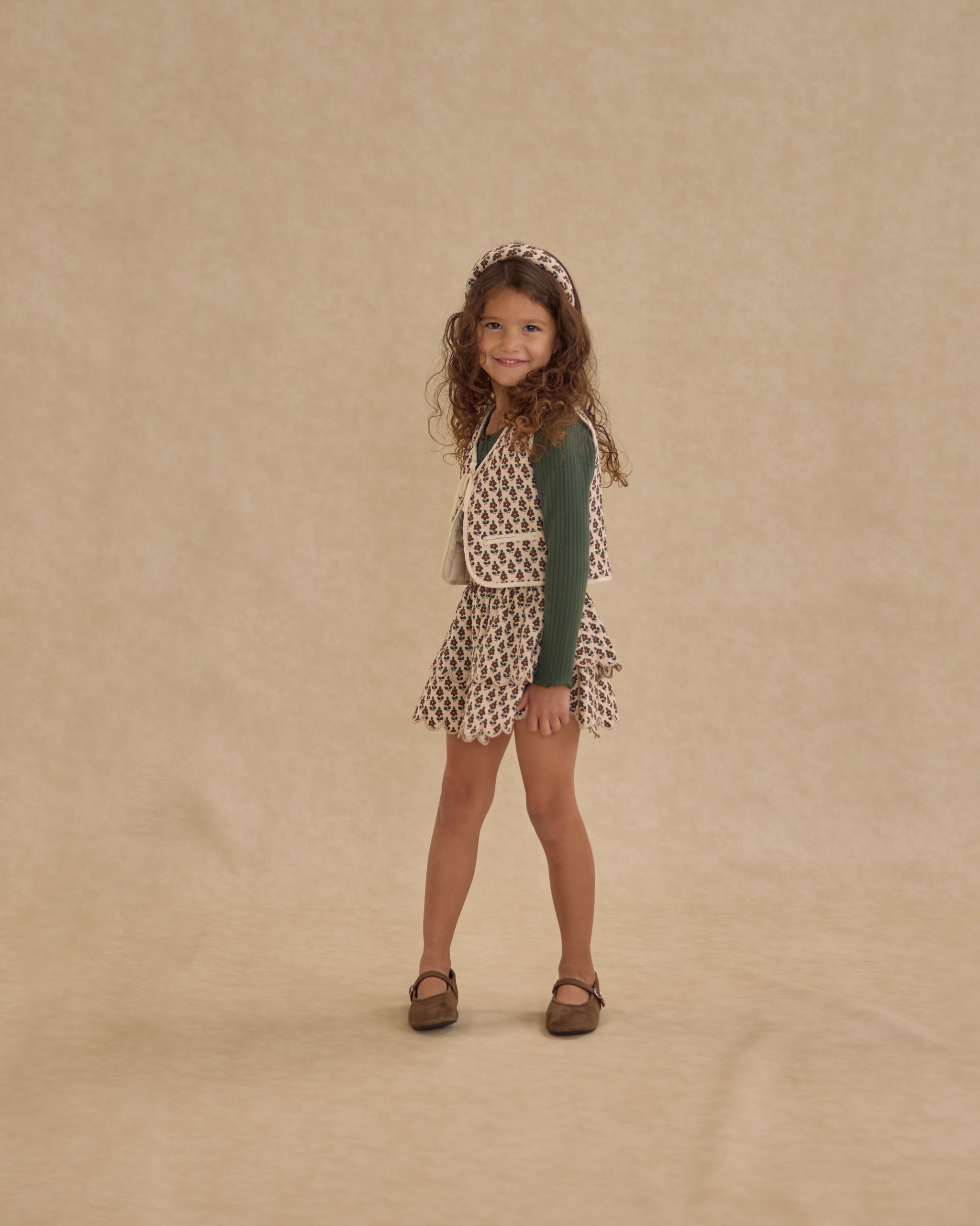 Ribbed Long Sleeve || Green - Rylee + Cru | Kids Clothes | Trendy Baby Clothes | Modern Infant Outfits |