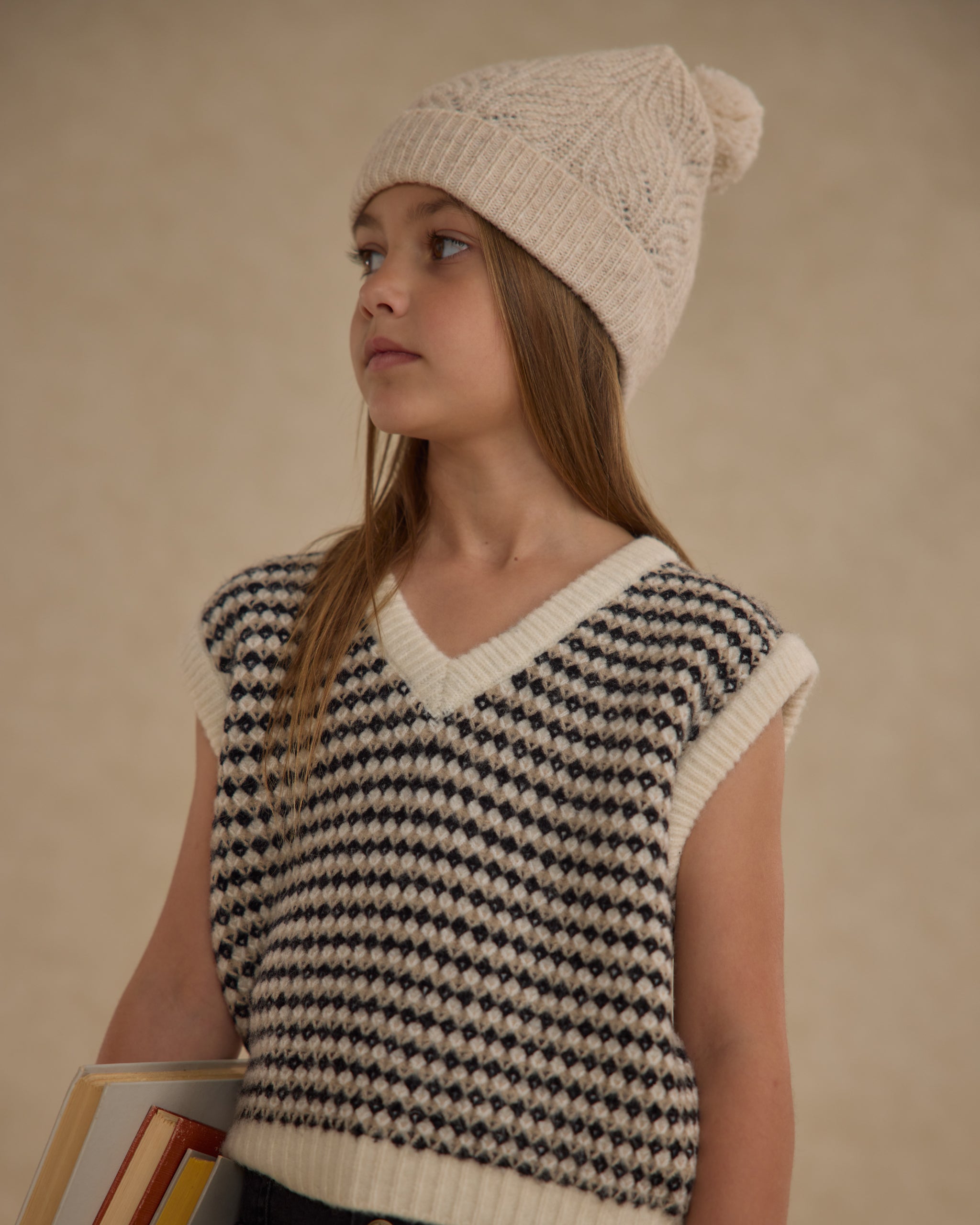 Beanie || Heathered Oatmeal - Rylee + Cru | Kids Clothes | Trendy Baby Clothes | Modern Infant Outfits |