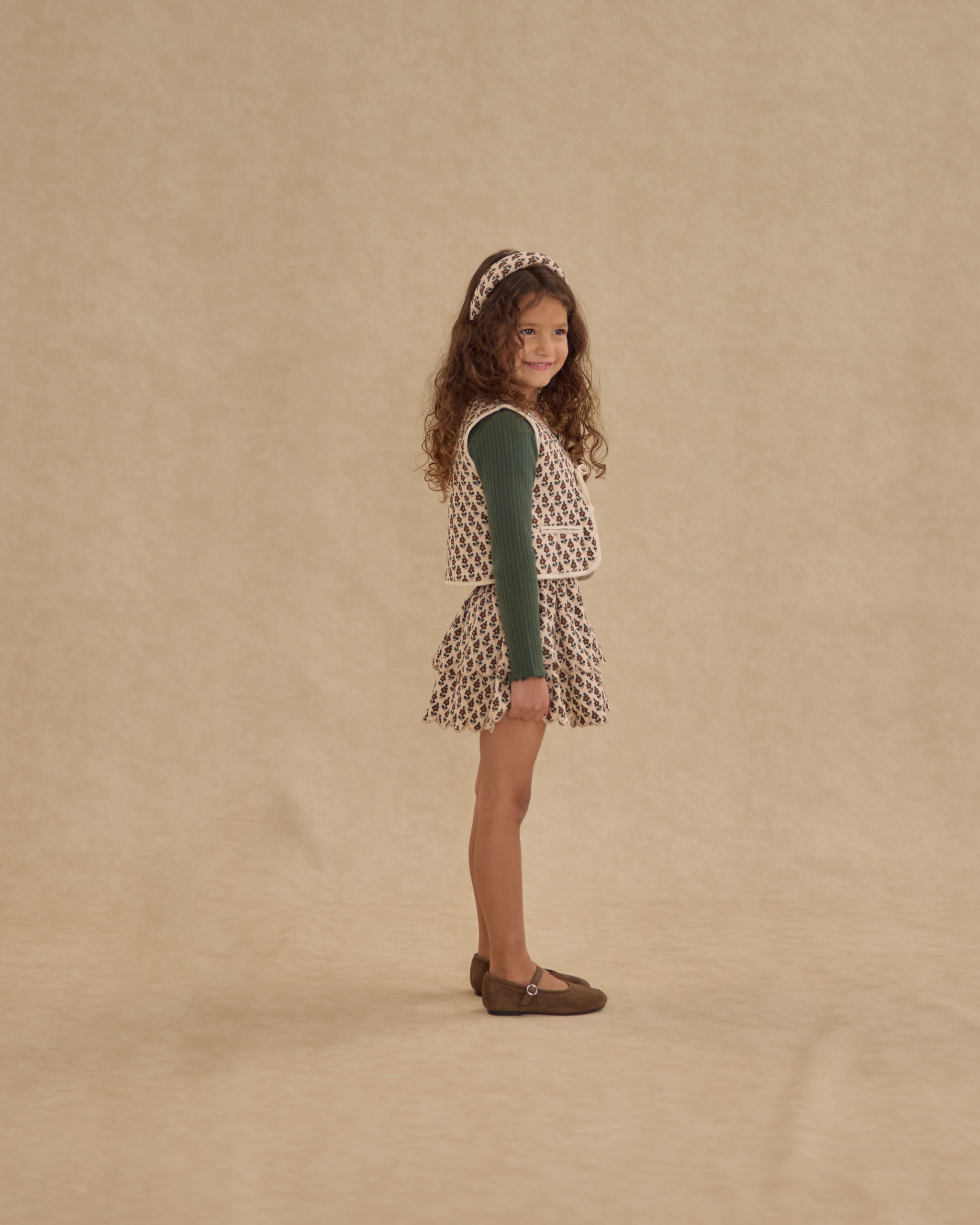 Ribbed Long Sleeve || Green - Rylee + Cru | Kids Clothes | Trendy Baby Clothes | Modern Infant Outfits |