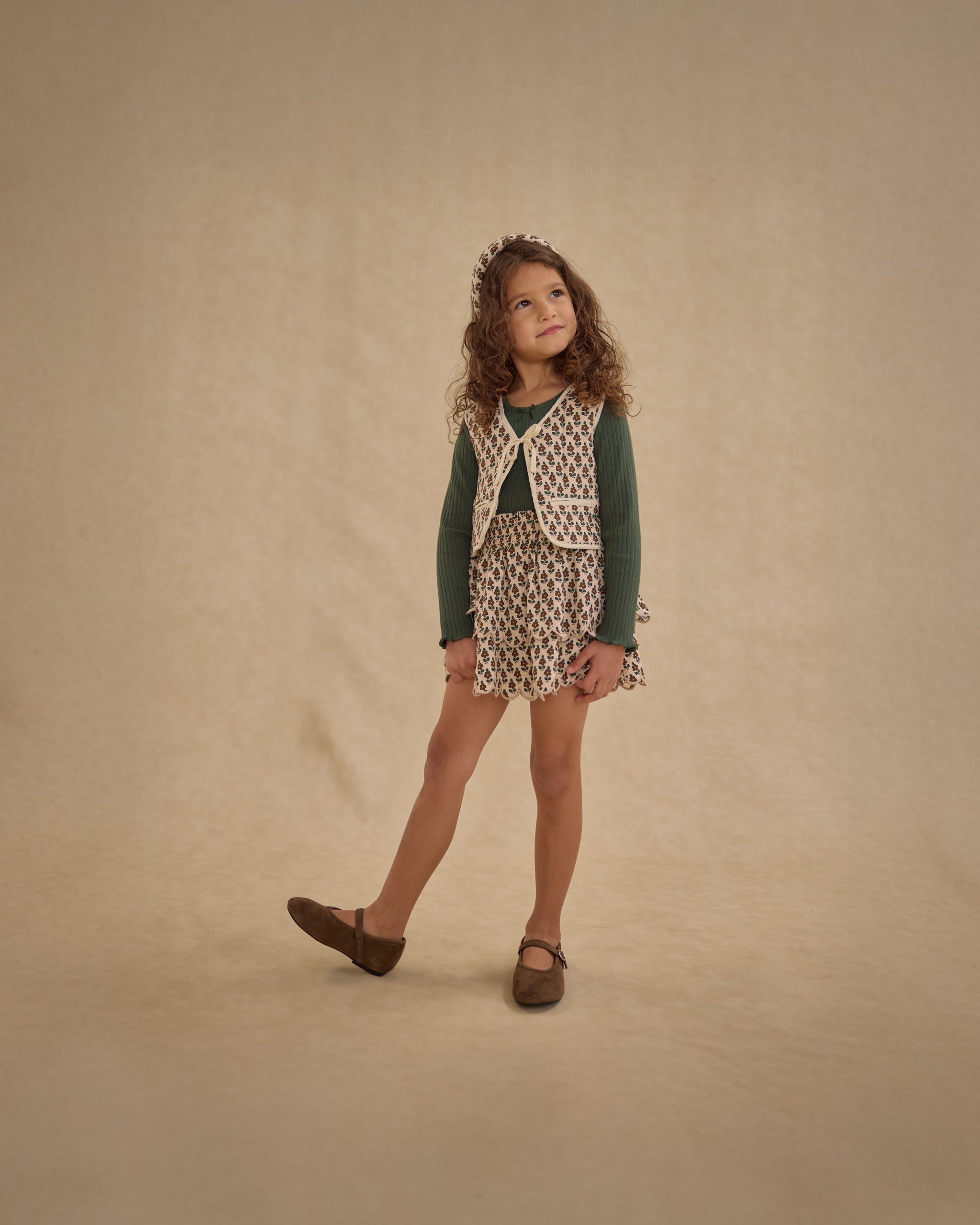 Ribbed Long Sleeve || Green - Rylee + Cru | Kids Clothes | Trendy Baby Clothes | Modern Infant Outfits |