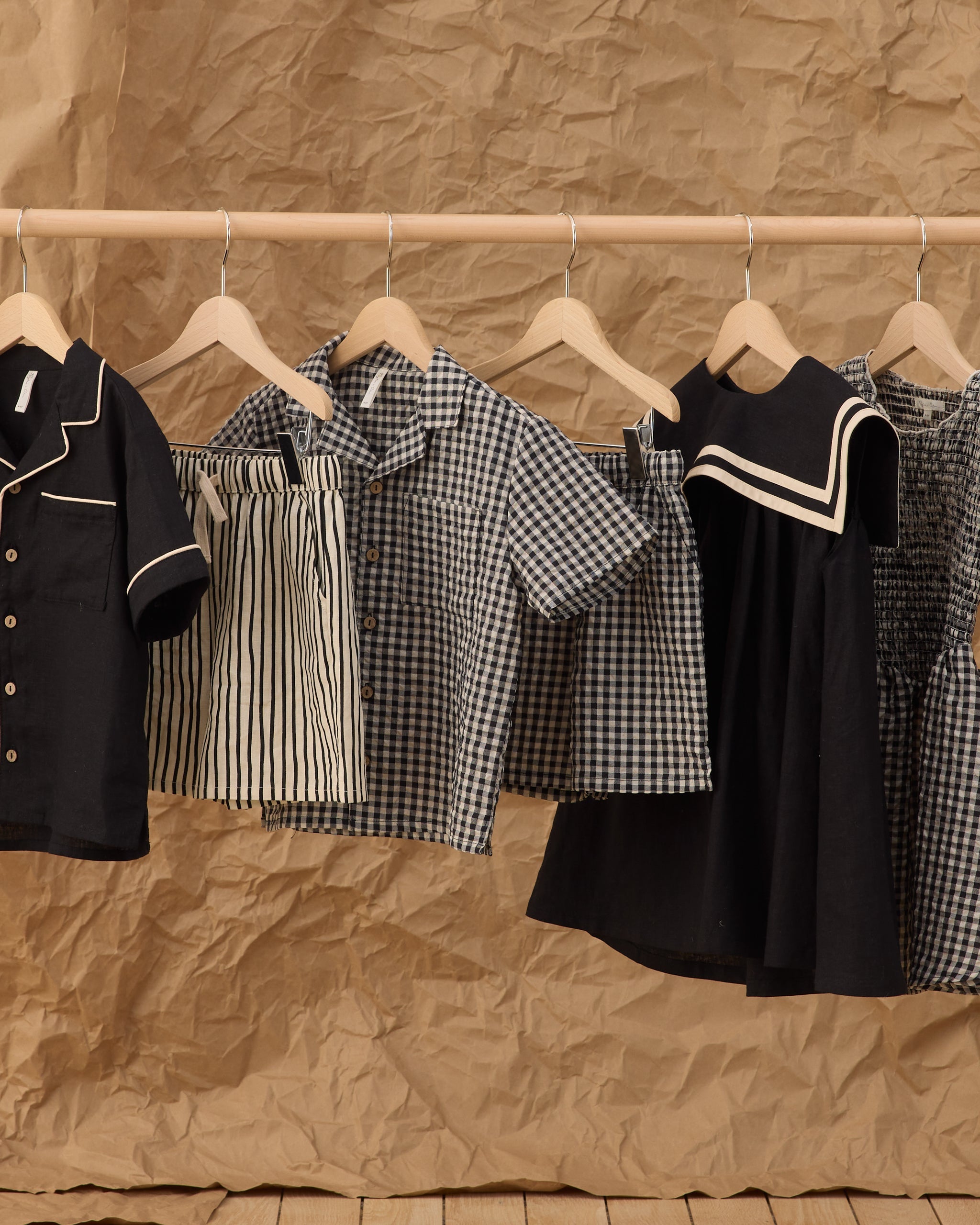 Sailor Dress Black - Rylee + Cru | Kids Clothes | Trendy Baby Clothes | Modern Infant Outfits |