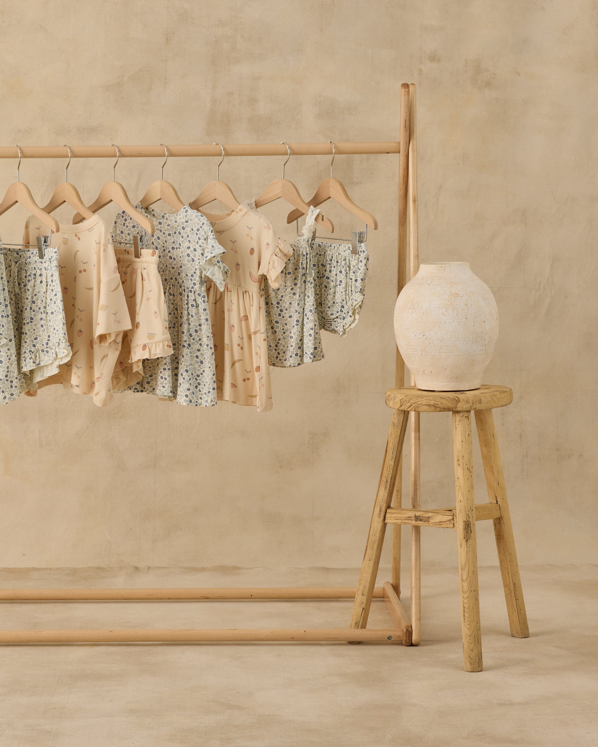 Swing Top & Bloomer Set Blue Ditsy