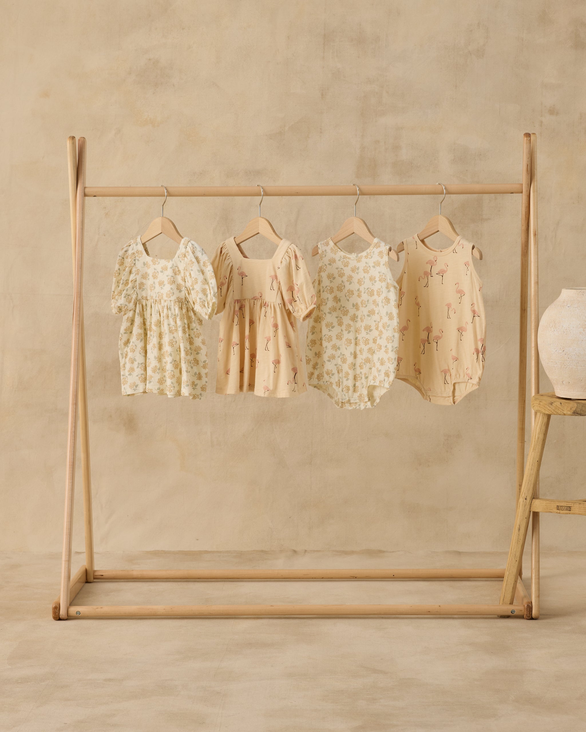 Brea Dress Yellow Ditsy