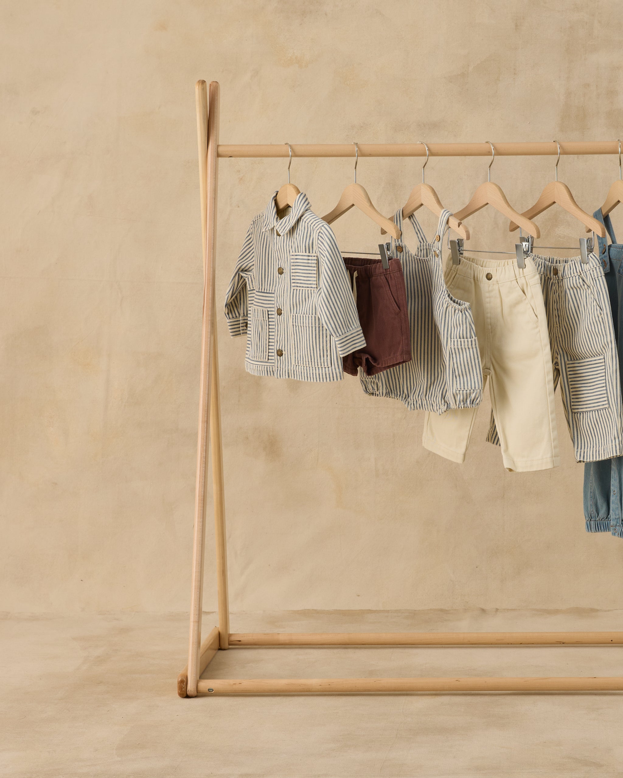 Denim Jacket Railroad Stripe