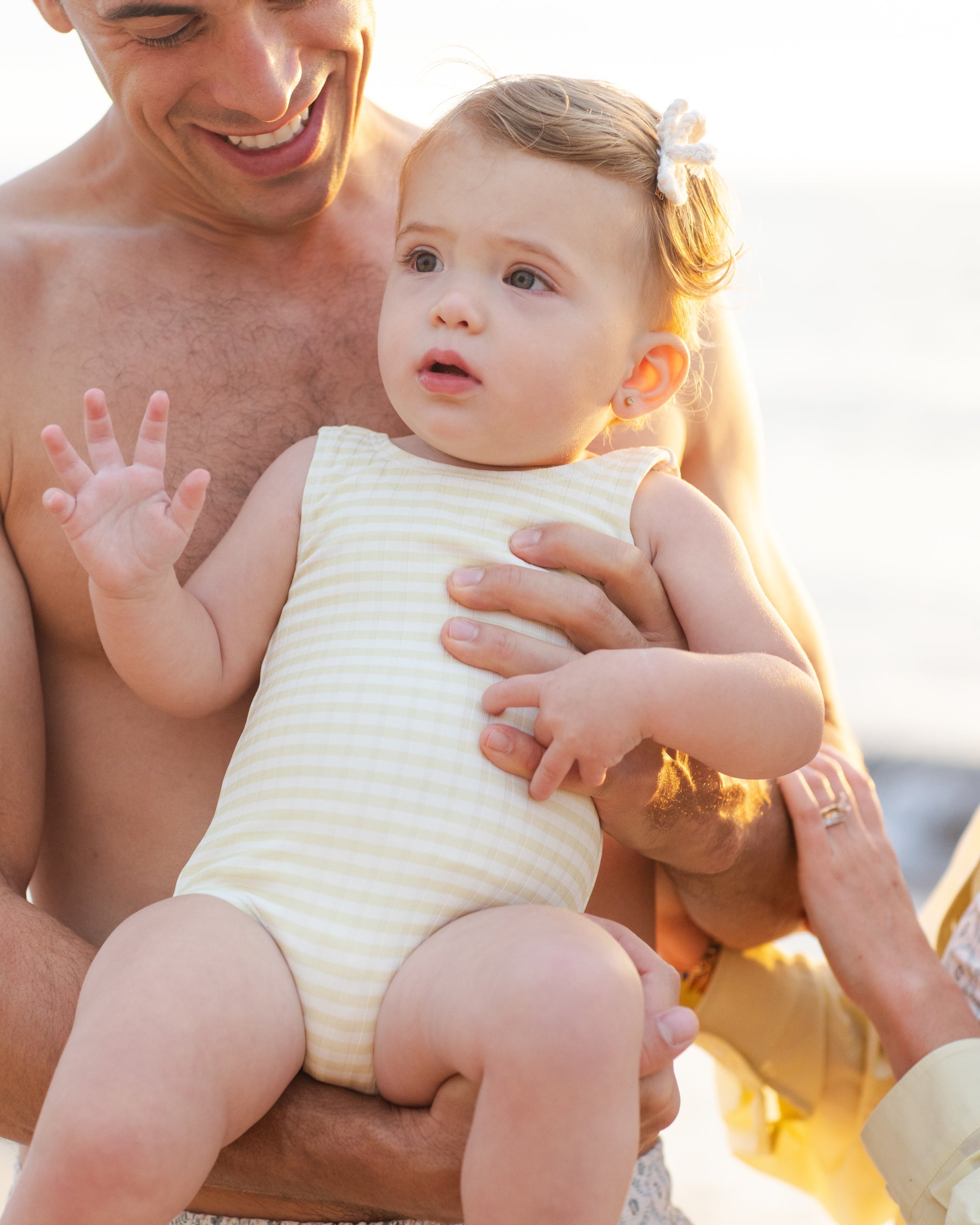 Moxie One-Piece Citron Stripe - Rylee + Cru | Kids Clothes | Trendy Baby Clothes | Modern Infant Outfits |