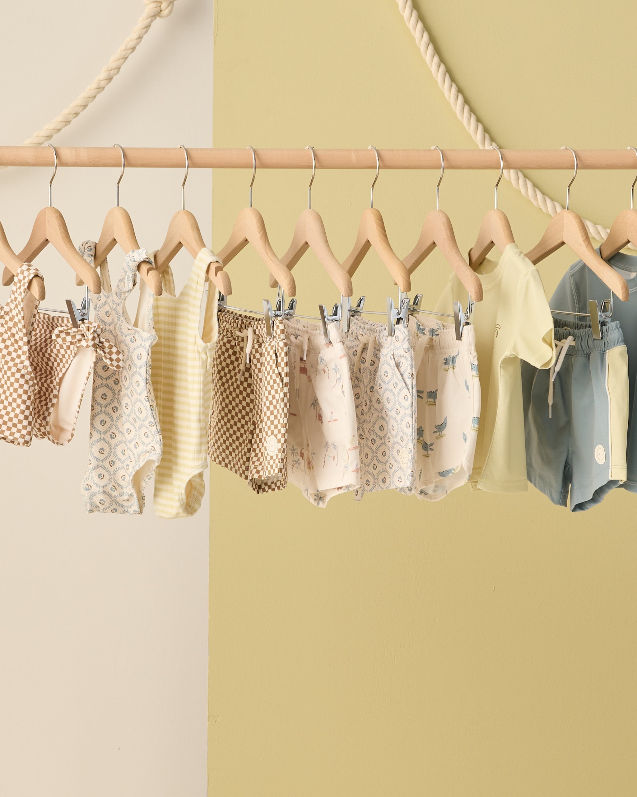 Moxie One-Piece Citron Stripe - Rylee + Cru | Kids Clothes | Trendy Baby Clothes | Modern Infant Outfits |