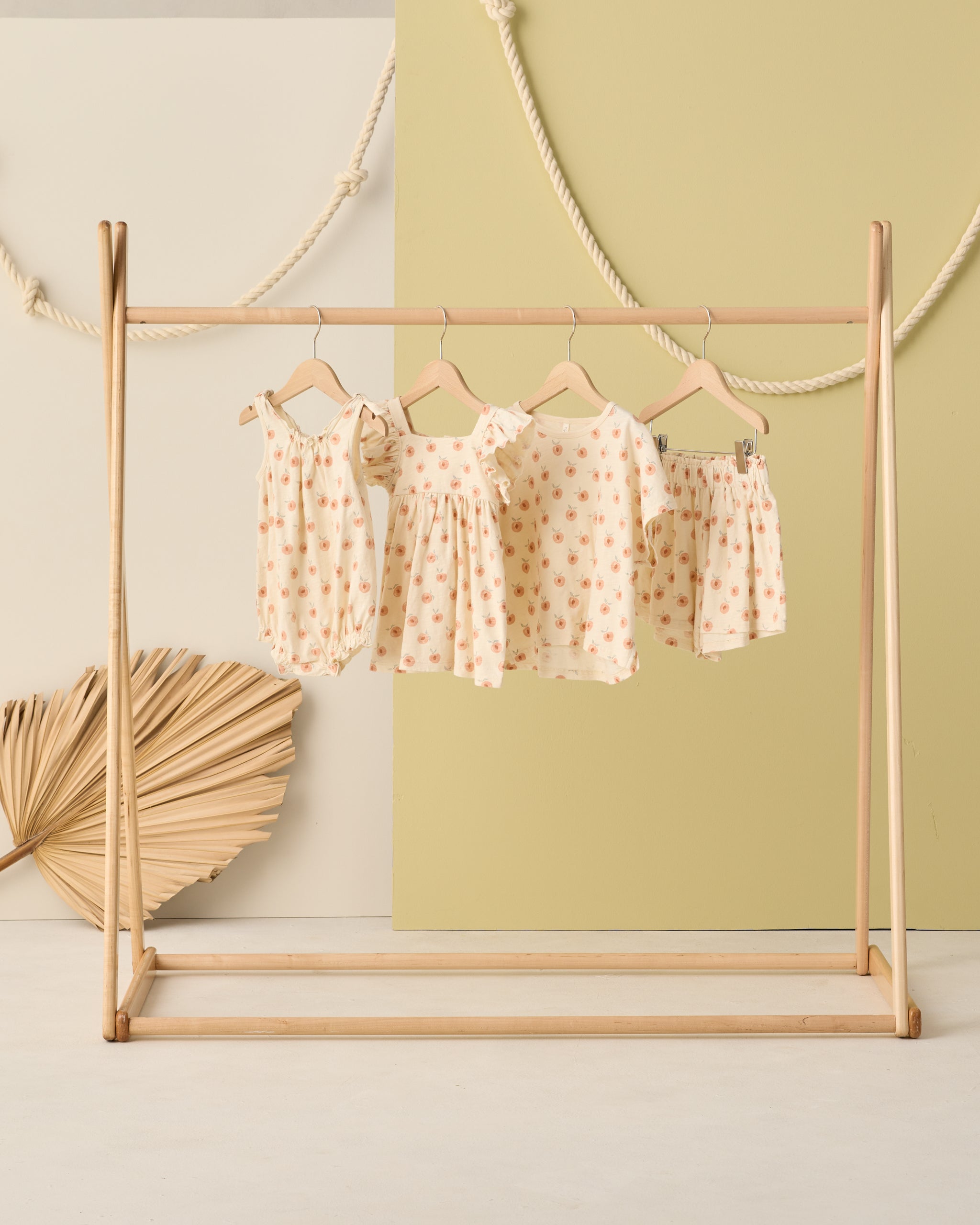 Raegan Set Peaches - Rylee + Cru | Kids Clothes | Trendy Baby Clothes | Modern Infant Outfits |