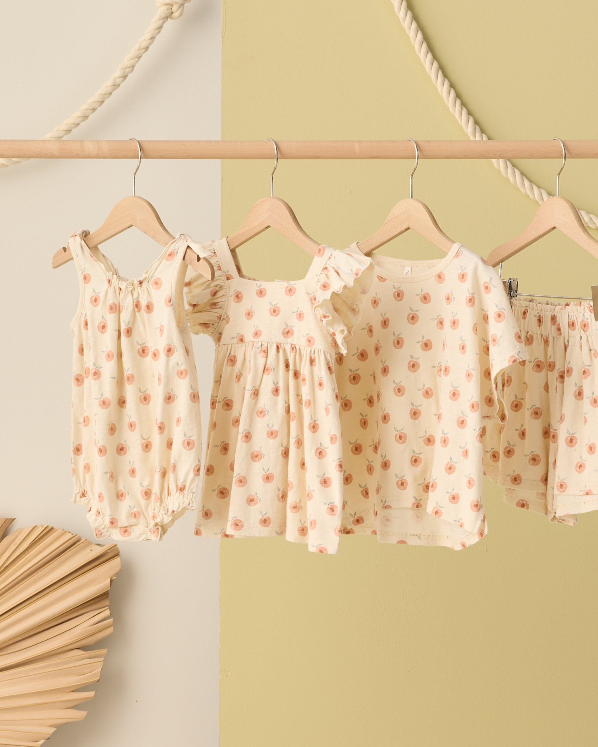 Mariposa Dress Peaches - Rylee + Cru | Kids Clothes | Trendy Baby Clothes | Modern Infant Outfits |