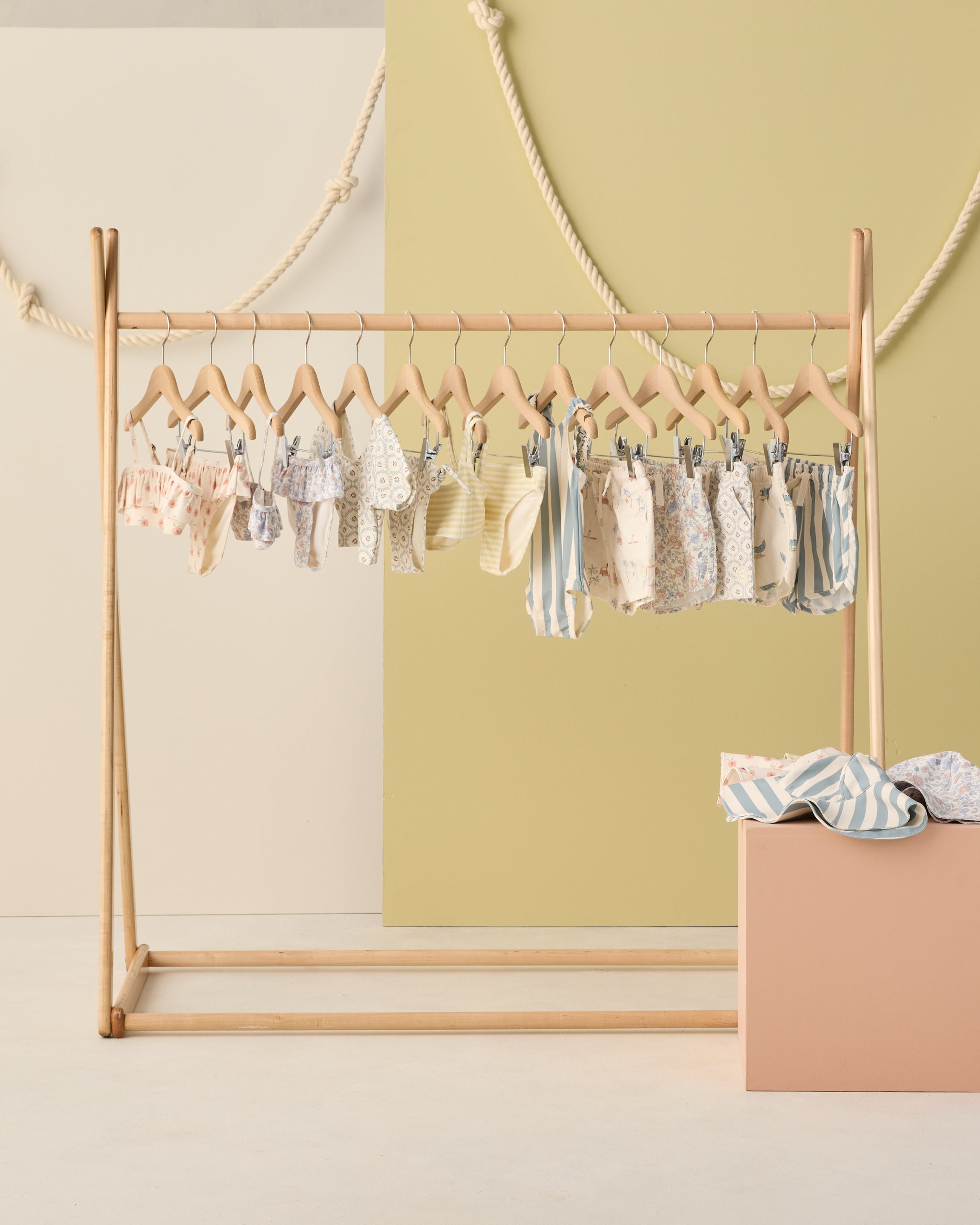 Scrunch One-Piece Green Stripe - Rylee + Cru | Kids Clothes | Trendy Baby Clothes | Modern Infant Outfits |