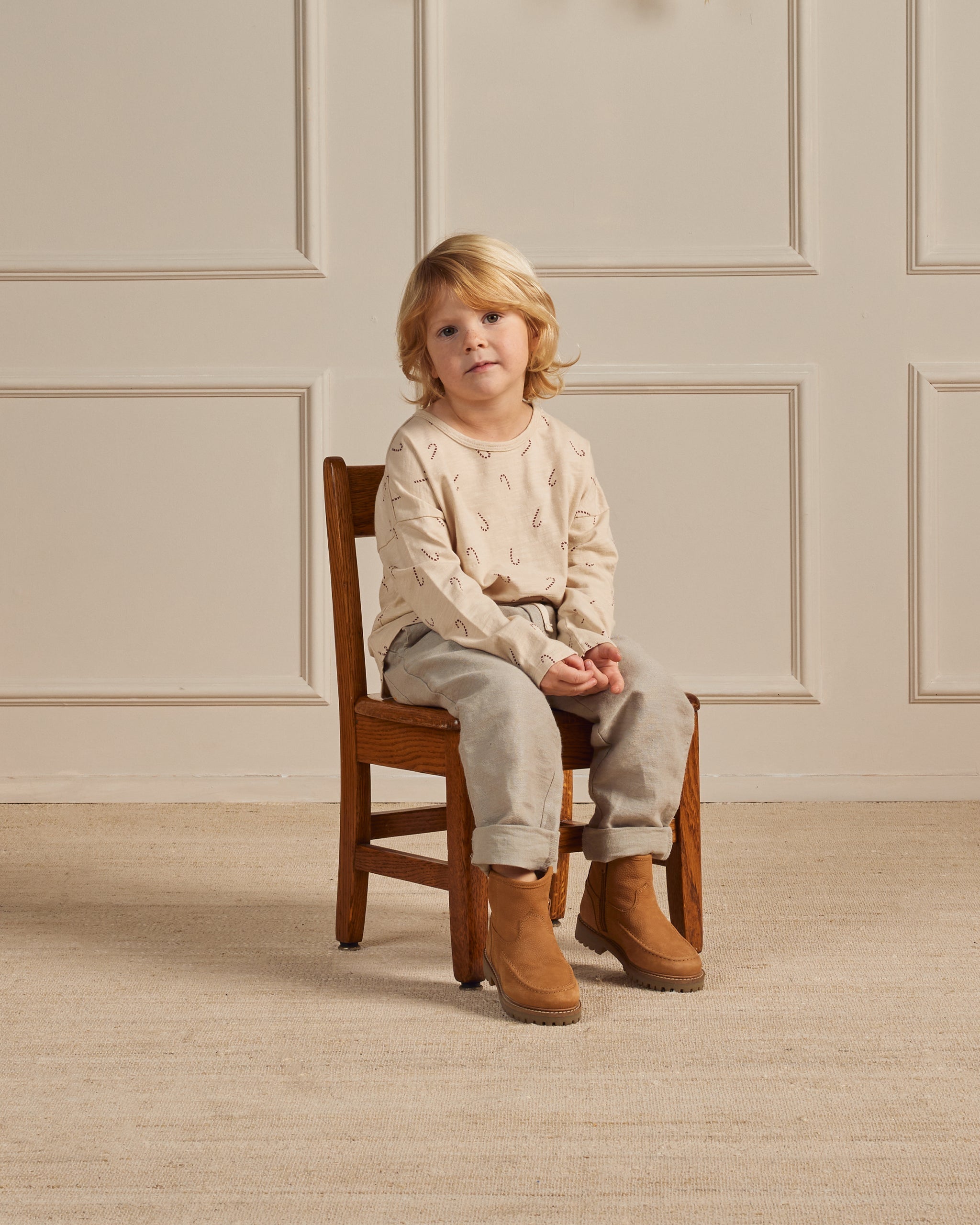 Long Sleeve Tee || Candy Cane - Rylee + Cru | Kids Clothes | Trendy Baby Clothes | Modern Infant Outfits |